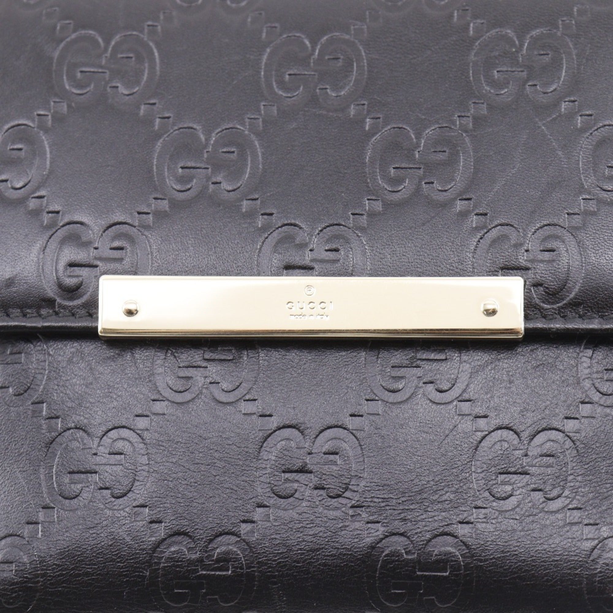 Gucci Black Leather Wallet (Bi-Fold) (Pre-Owned)