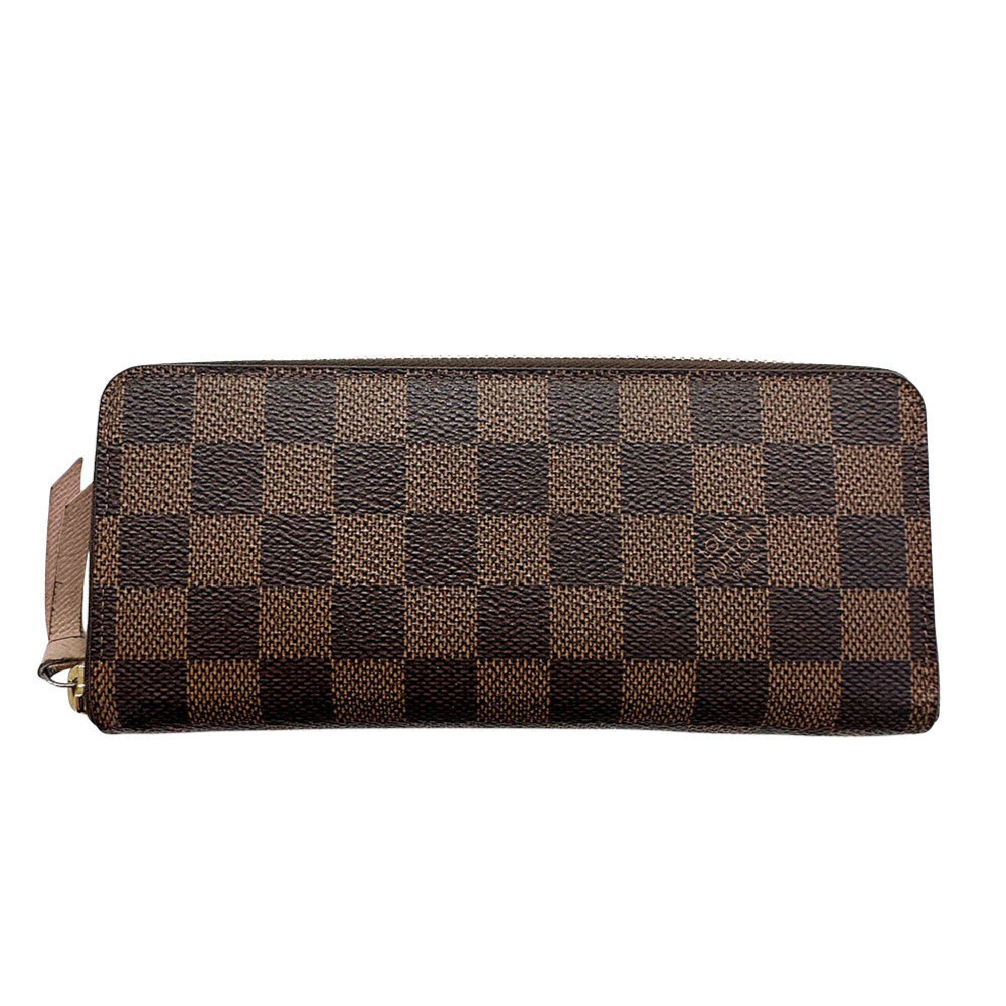 Louis Vuitton Brown Rose Ballerine Damier Canvas Coin Purse/Coin Case (Pre-Owned)