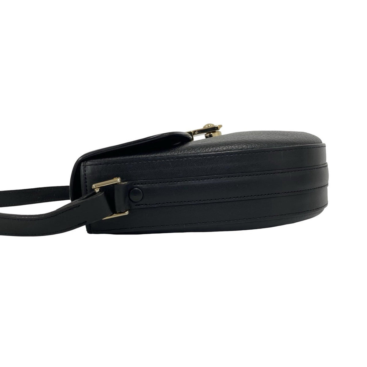 Burberry Black Leather Pochette Shoulder Bag (Pre-Owned)