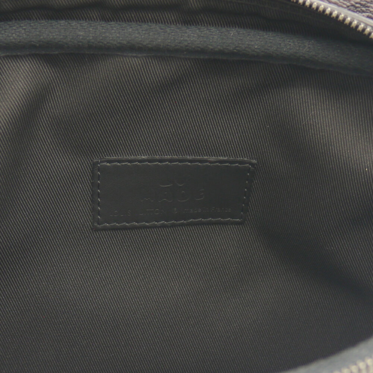 Louis Vuitton Gray Coated Canvas Backpack Pouch (Pre-Owned)