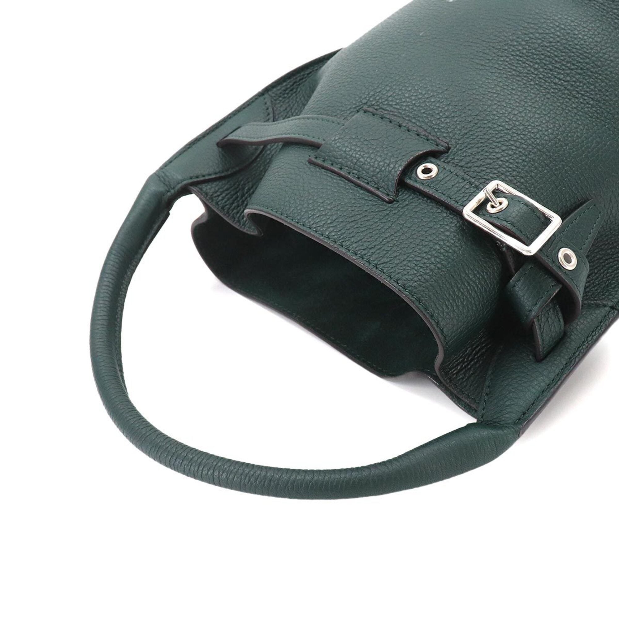 Celine Dark Green Leather Handbag (Pre-Owned)