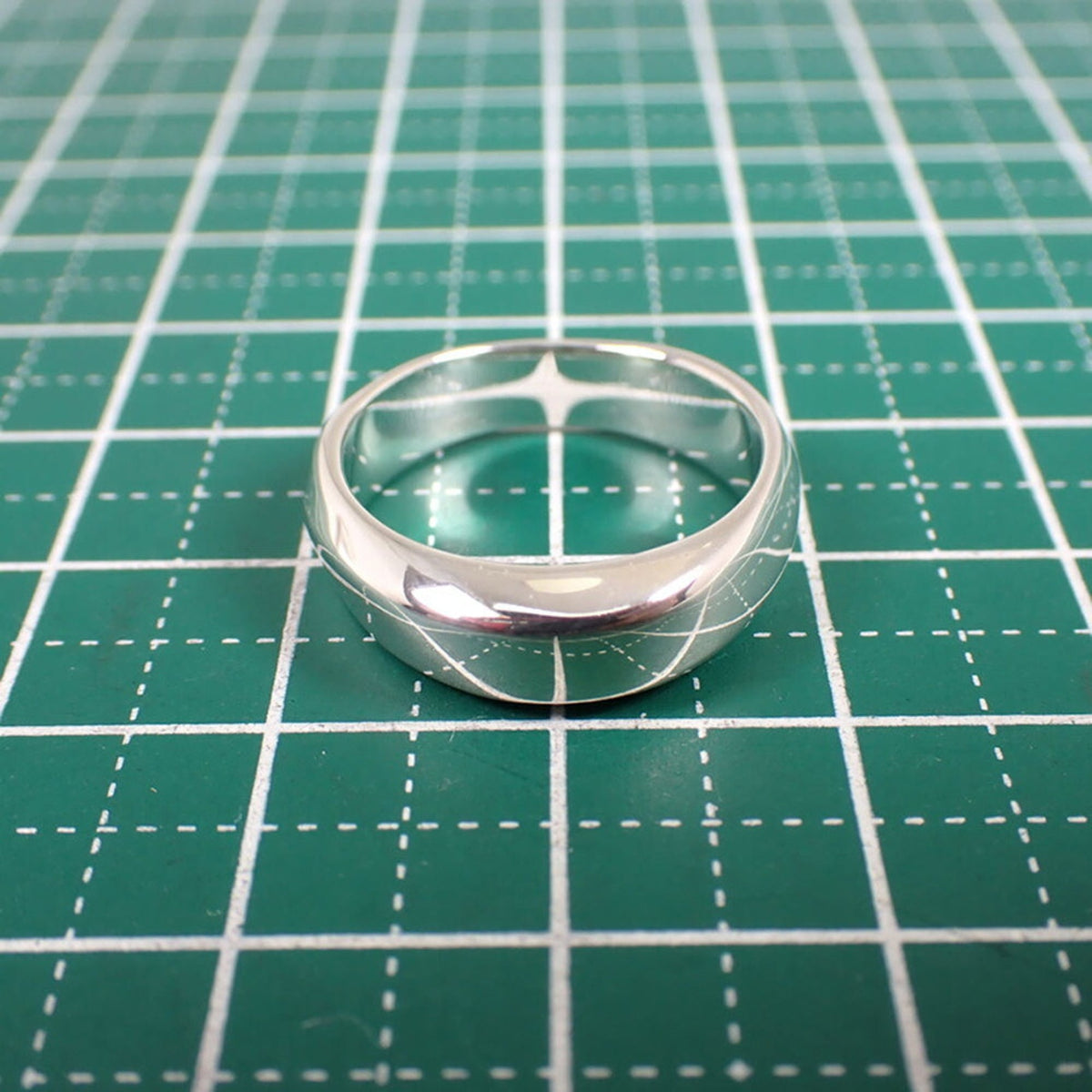 Tiffany Sterling Silver 925 Band Ring (Pre-Owned)