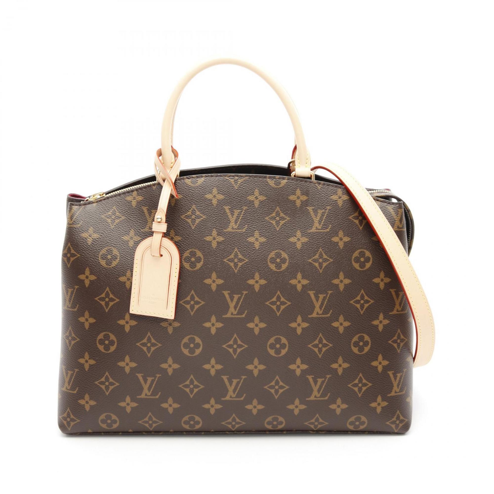Louis Vuitton Brown Monogram Coated Canvas Handbag (Pre-Owned)