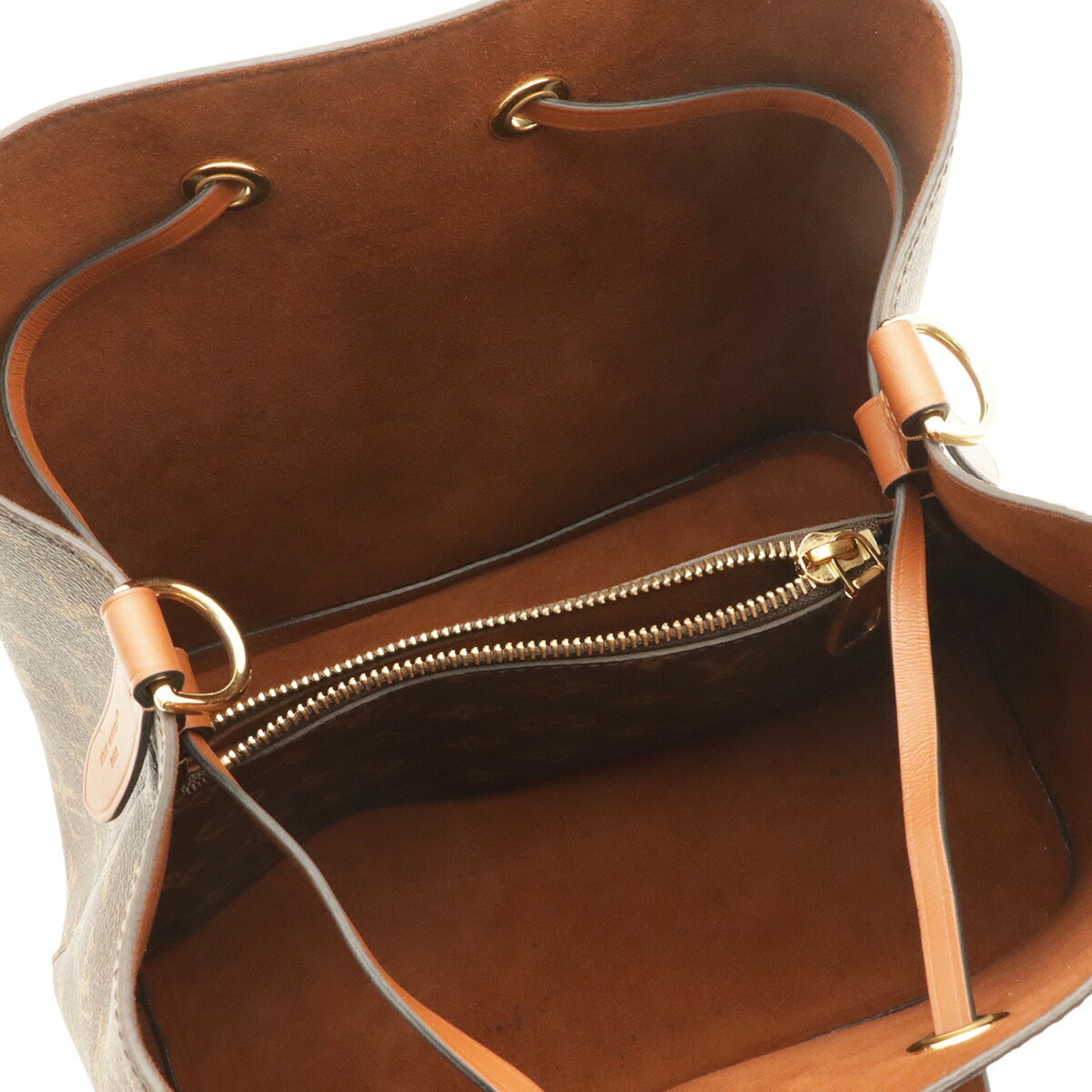 Louis Vuitton Brown Monogram Canvas Leather Shoulder Bag (Pre-Owned)