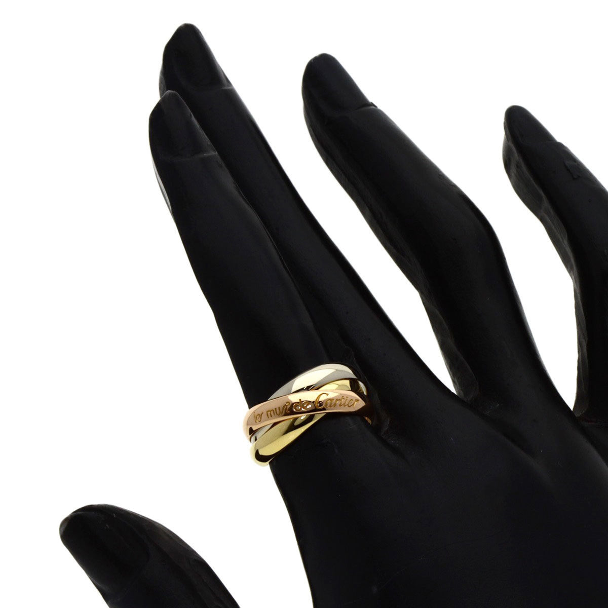 Cartier Trinity Yellow Gold (18K) Pink Gold (18K) White Gold (18K) Band Ring (Pre-Owned)