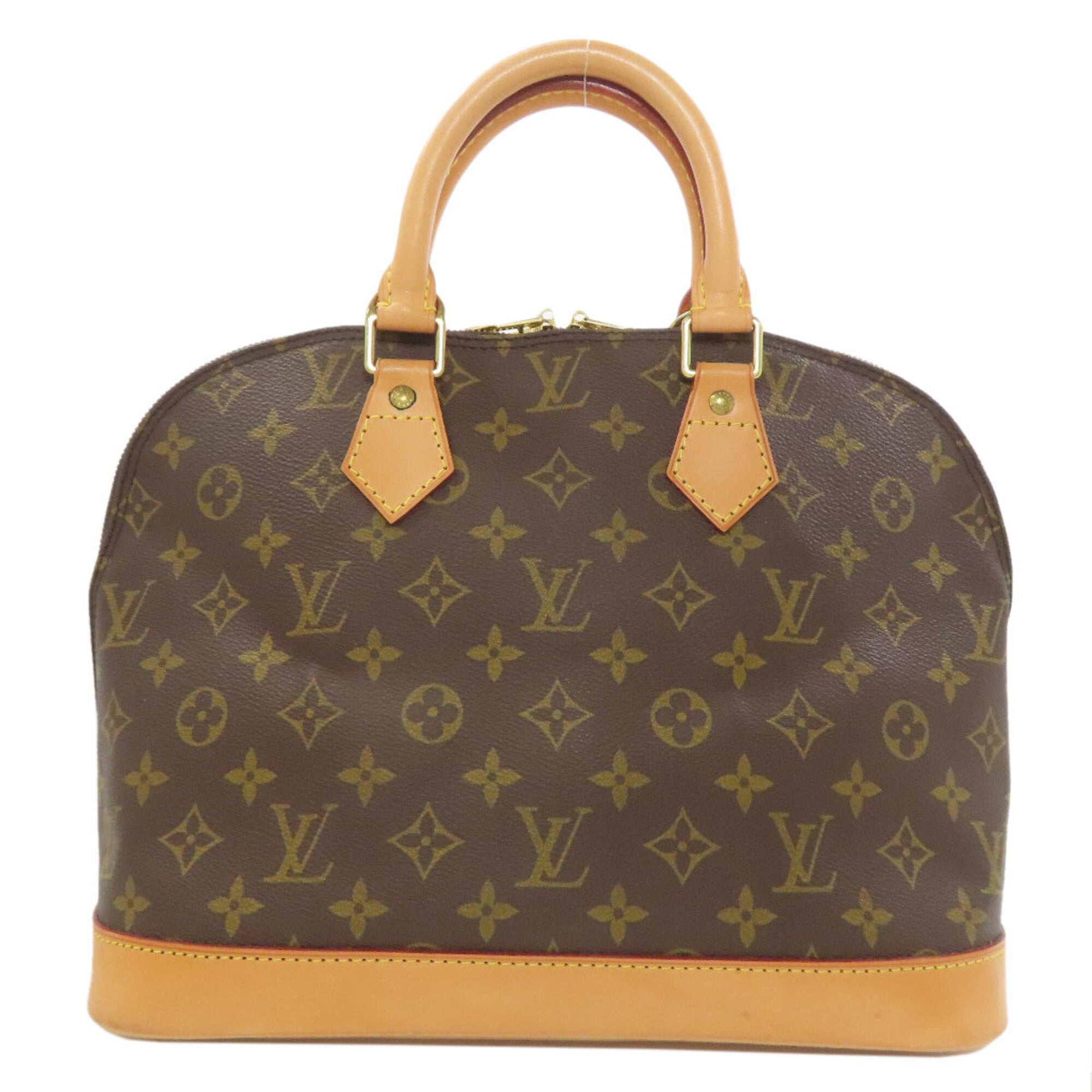 Louis Vuitton Brown Monogram Canvas Handbag (Pre-Owned)