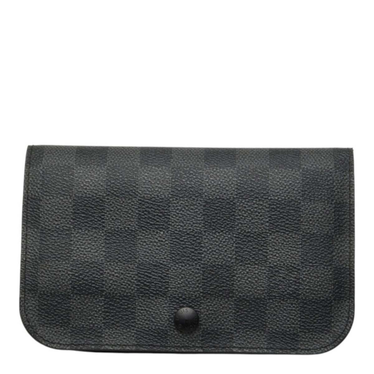 Louis Vuitton Black Damier Graphite Pvc Handbag Pouch (Pre-Owned)