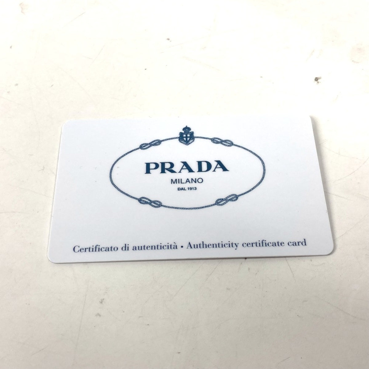 Prada Black Blue Leather Long Wallet (Bi-Fold) (Pre-Owned)
