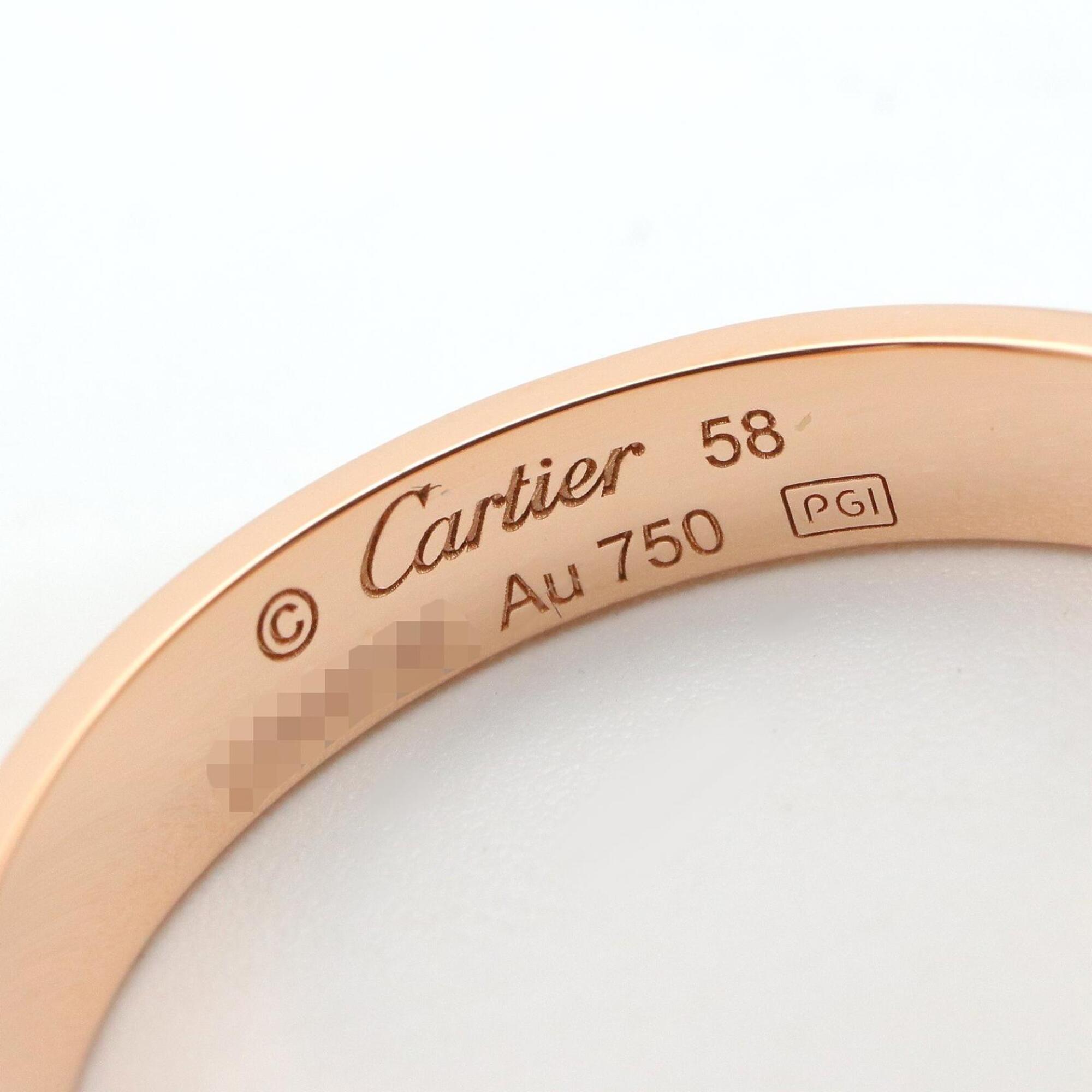 Cartier Pink Gold Pink Gold (18K) Band Ring (Pre-Owned)