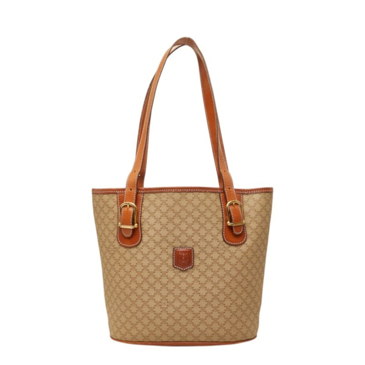 Celine Beige Pvc Leather Shoulder Bag Tote Bag (Pre-Owned)
