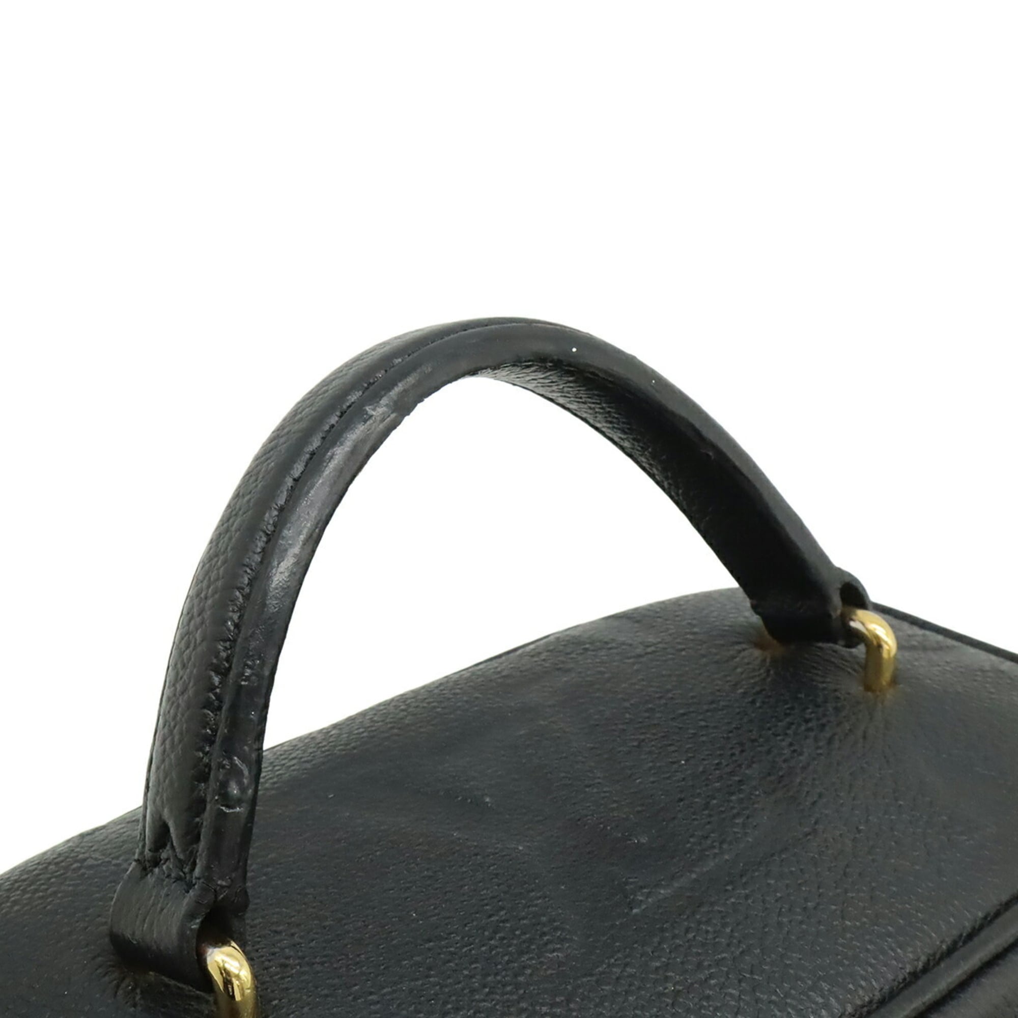 Louis Vuitton Noir Monogram Empreinte Leather Handbag Shoulder Bag (Pre-Owned)