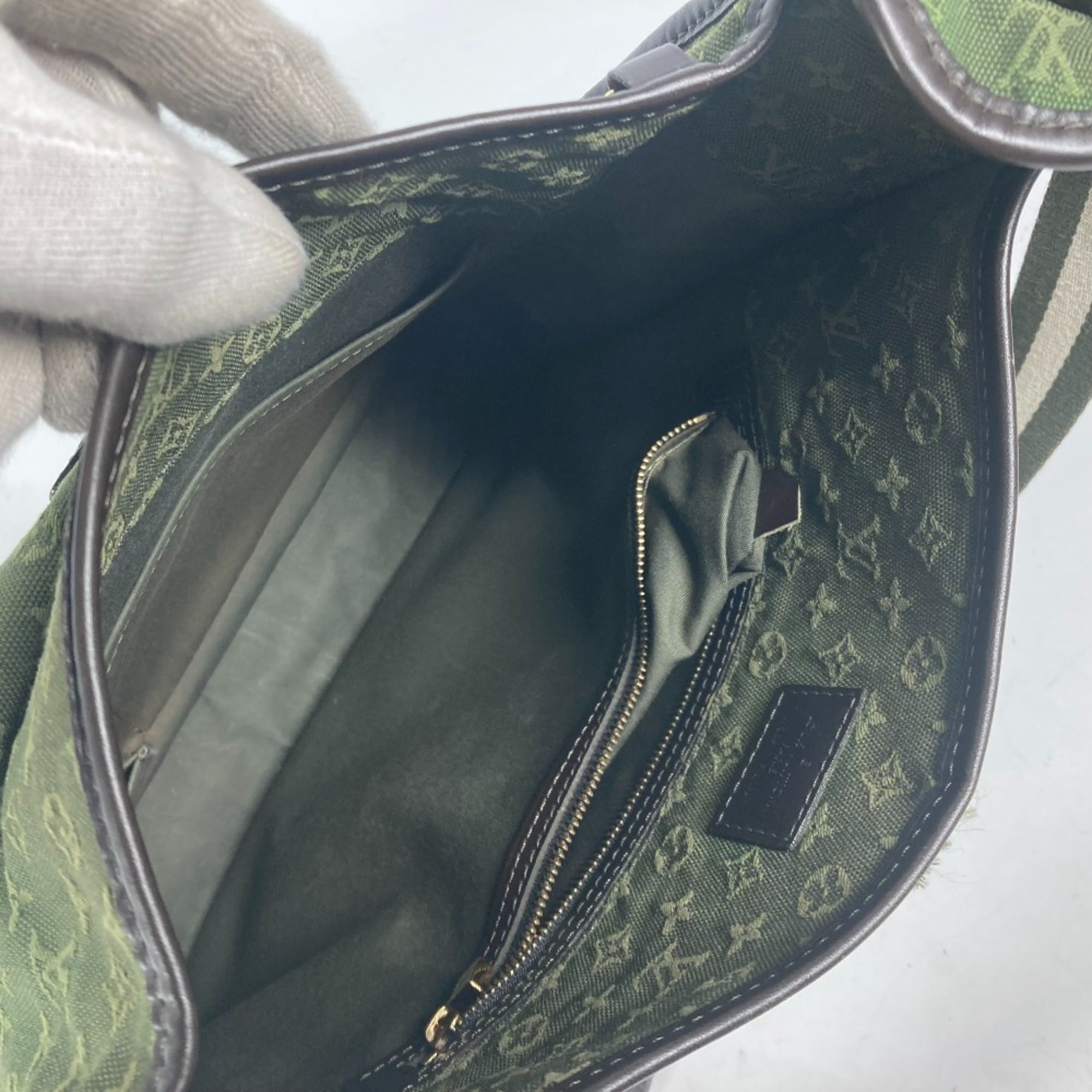 Louis Vuitton Khaki Monogram Mini Shoulder Bag (Pre-Owned)