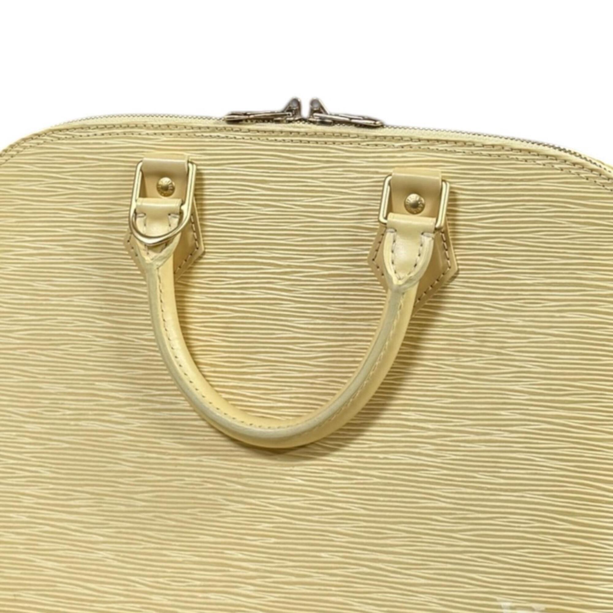 Louis Vuitton Epi Beige Epi Leather Handbag (Pre-Owned)