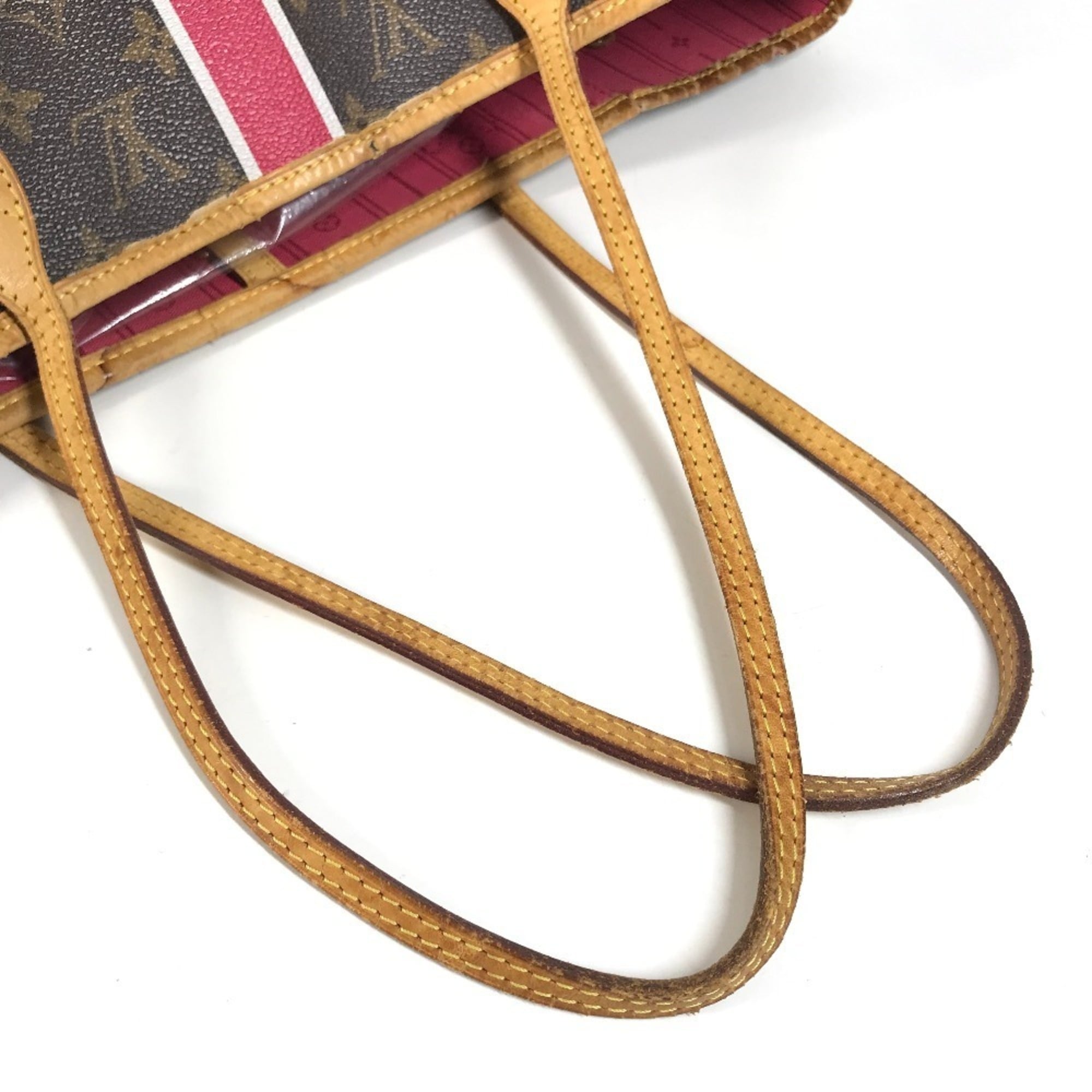 Louis Vuitton Brown Galle Monogram Pink Pivoine Monogram Shoulder Bag Tote Bag (Pre-Owned)