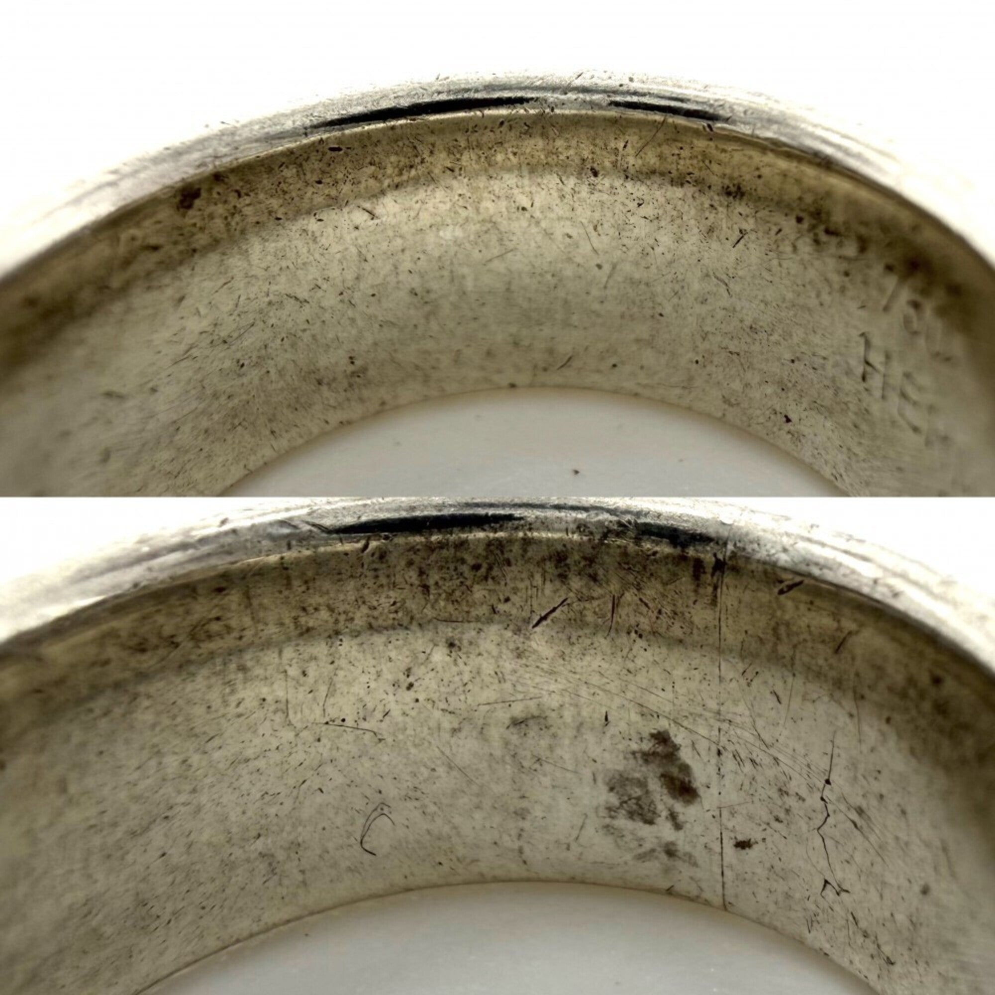 Hermes Yellow Gold (18K) Silver 925 Band Ring (Pre-Owned)