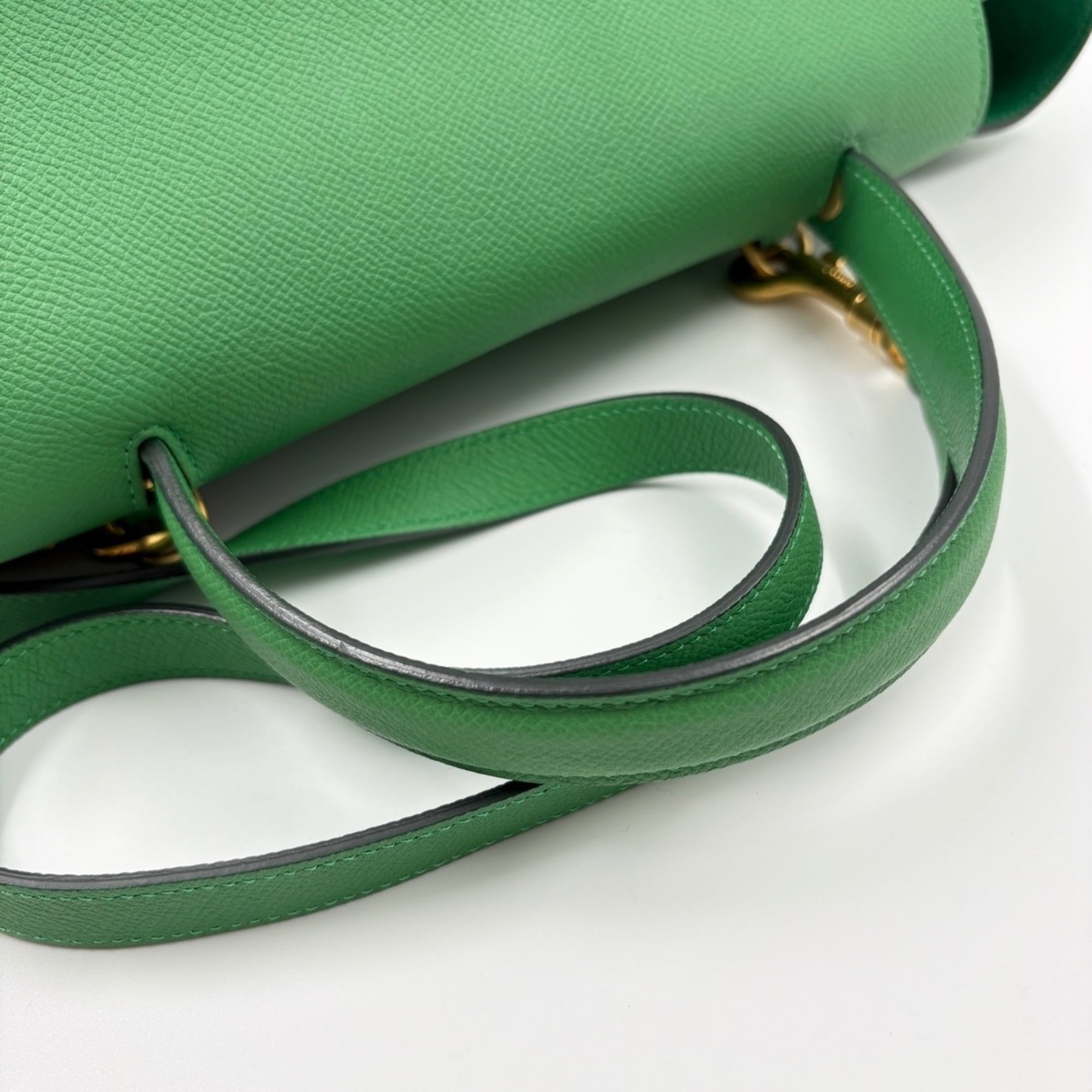 Celine Green Handbag Shoulder Bag (Pre-Owned)