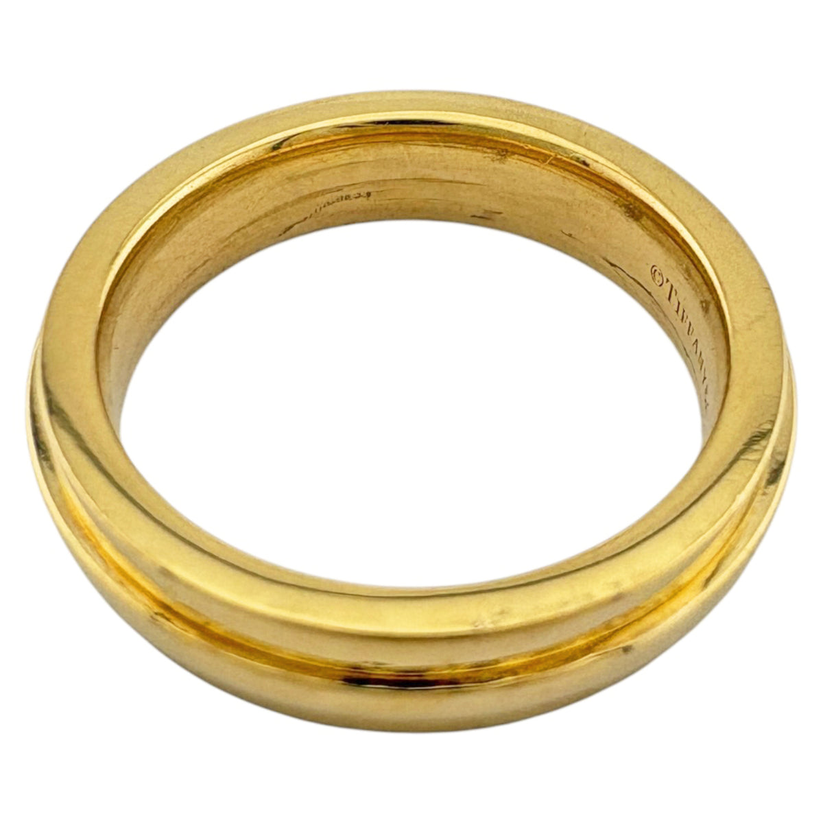 Tiffany Gold Yellow Gold (18K) Band Ring (Pre-Owned)