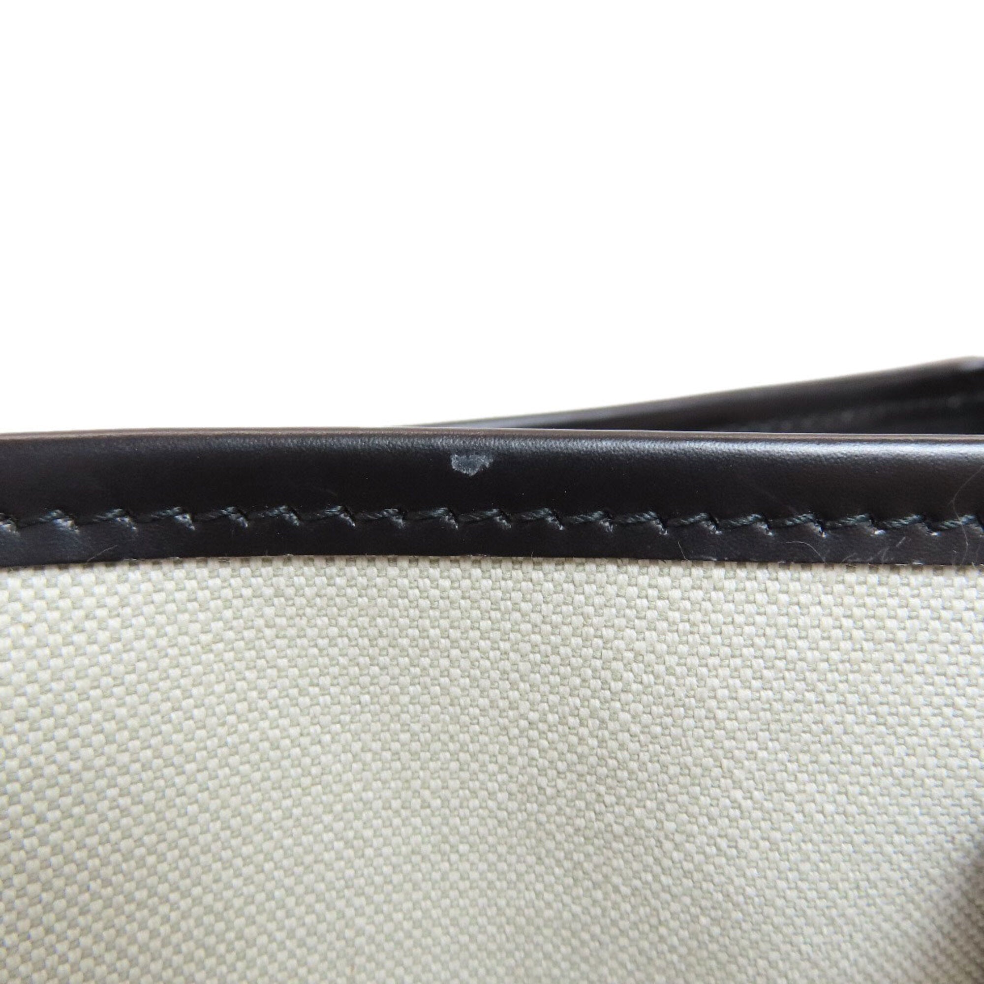 Balenciaga Black White Canvas Handbag (Pre-Owned)