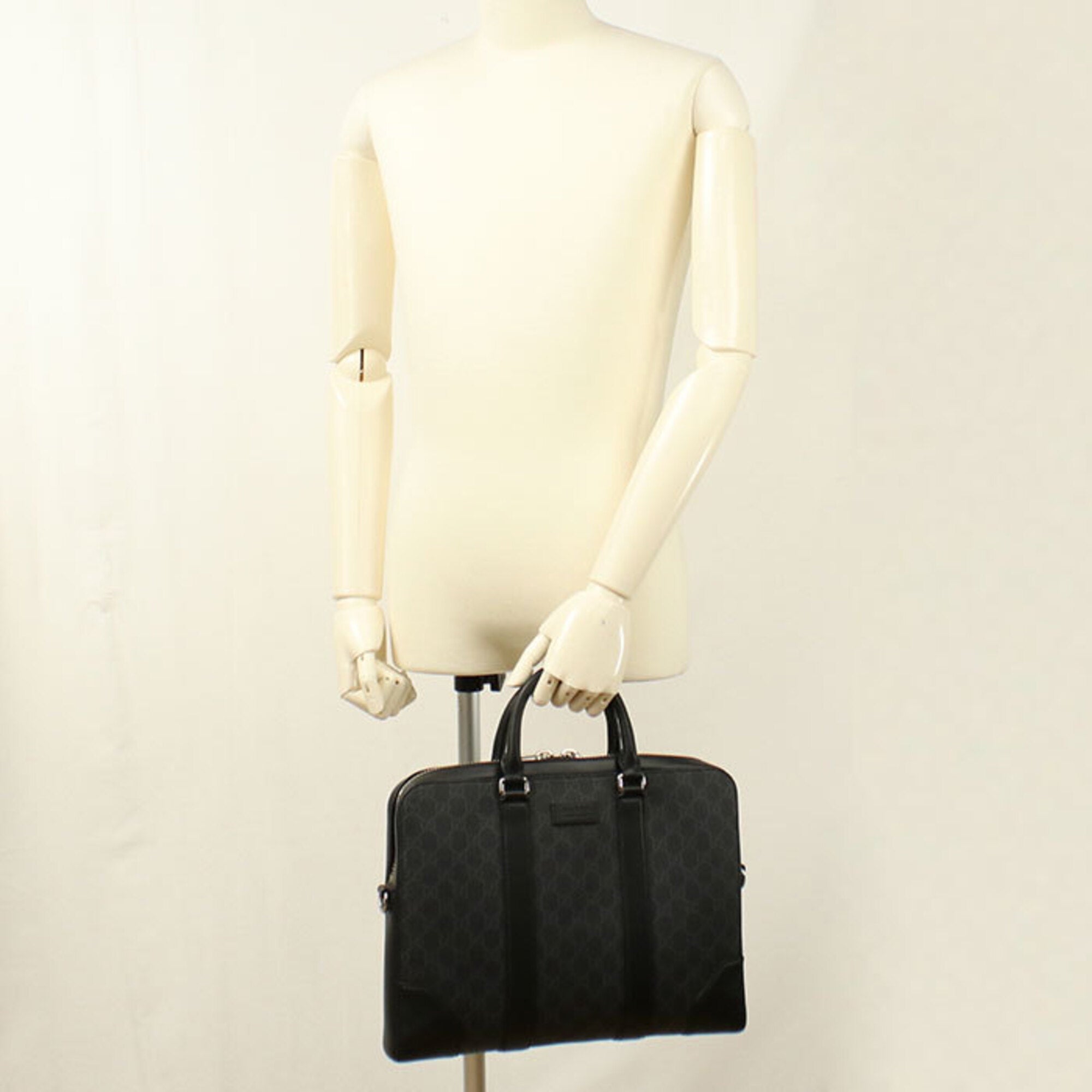 Gucci Black Pvc Briefcase (Pre-Owned)