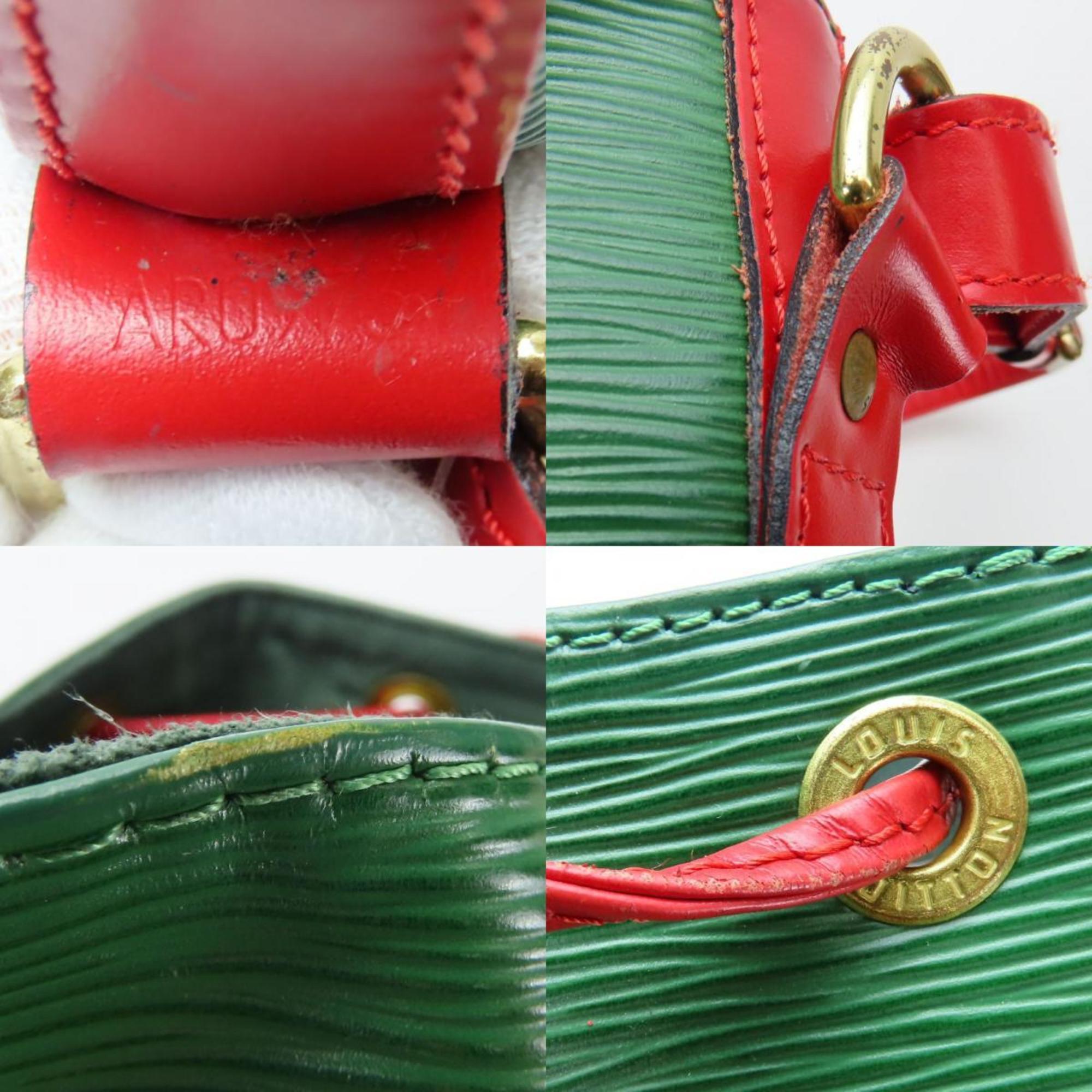 Louis Vuitton Epi Green Red Color Epi Leather Shoulder Bag (Pre-Owned)