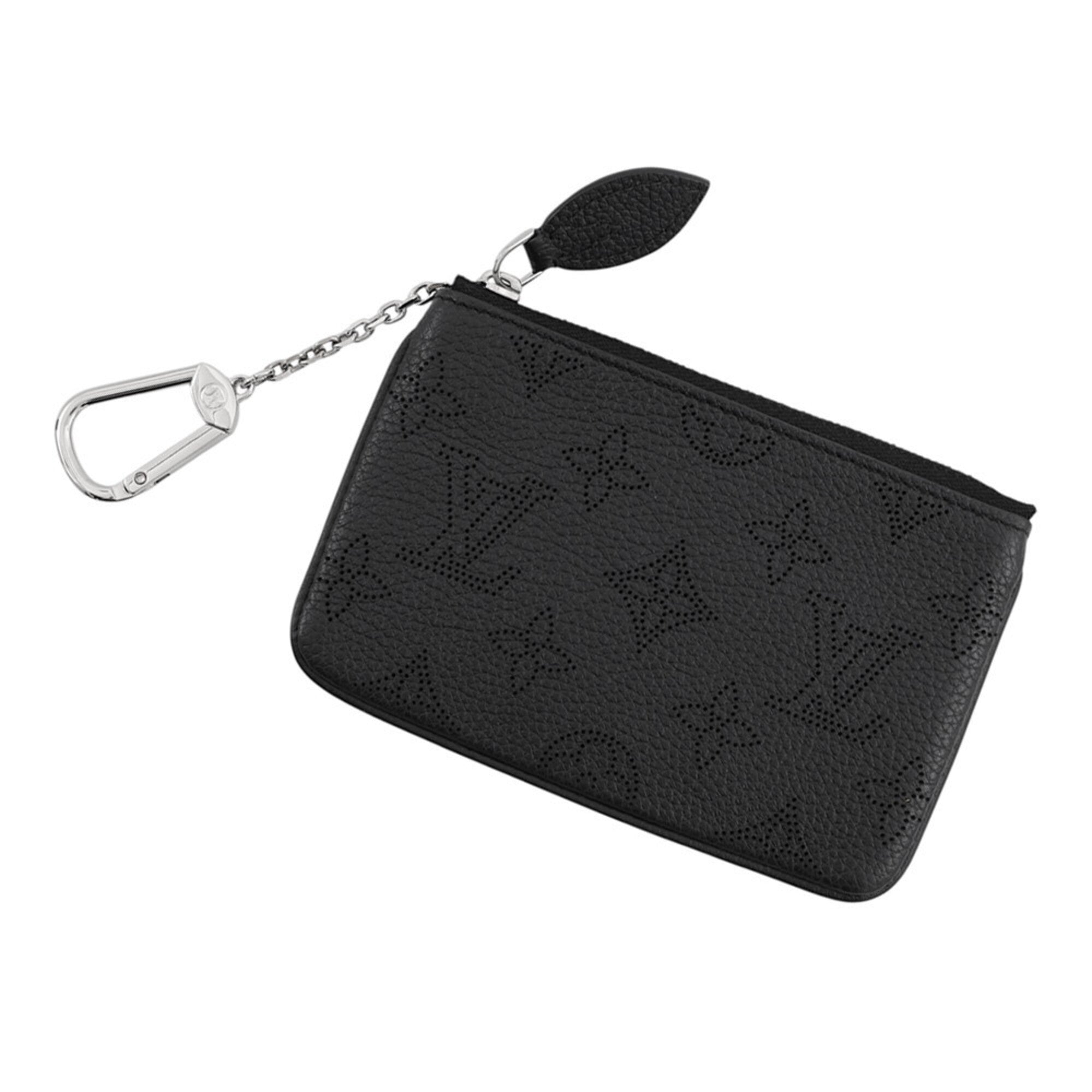 Louis Vuitton Mahina Black Noir Mahina Leather Coin Purse/Coin Case (Pre-Owned)
