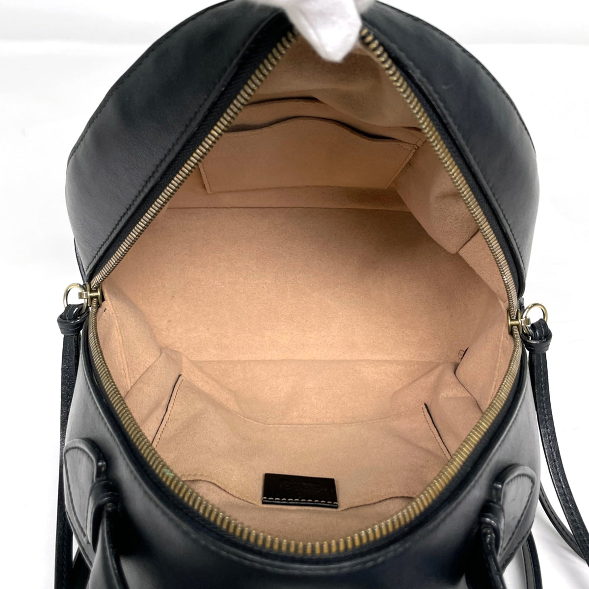 Gucci Gg Marmont Black Leather Backpack (Pre-Owned)