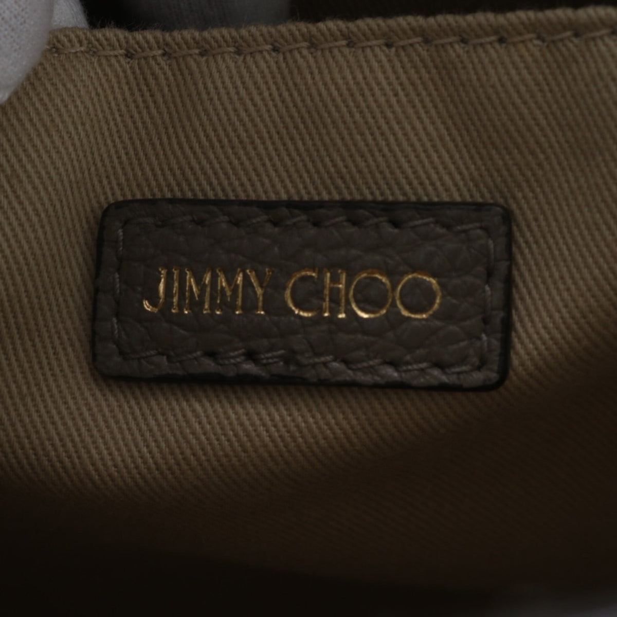 Jimmy Choo Grayish Leather Shoulder Bag (Pre-Owned)
