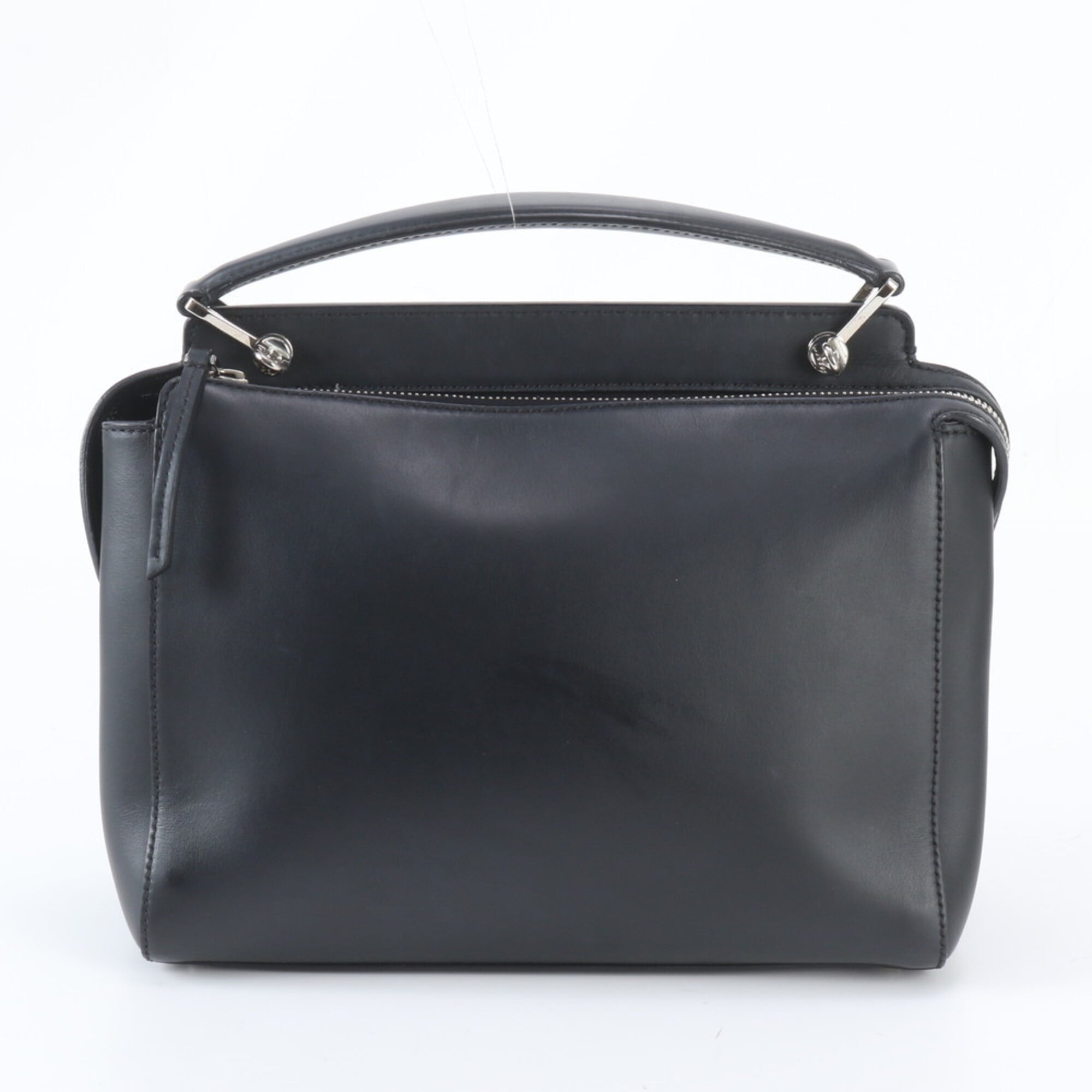 Fendi Black Leather Handbag (Pre-Owned)