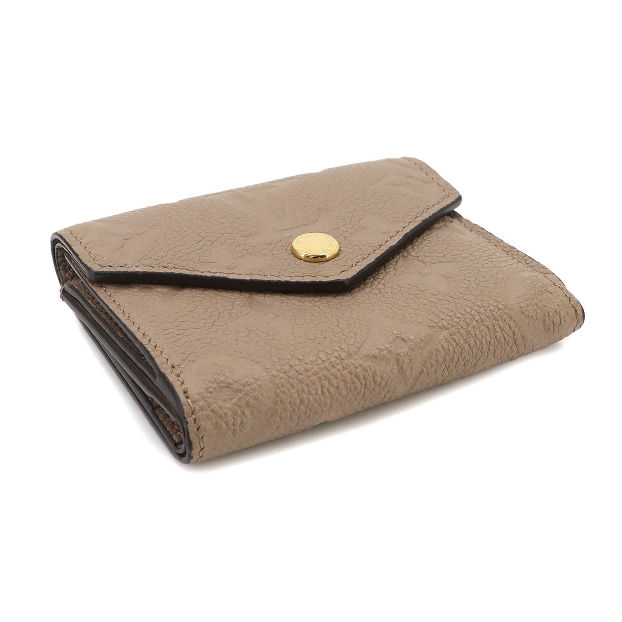 Louis Vuitton Tourterelle Monogram Empreinte Wallet (Tri-Fold) (Pre-Owned)