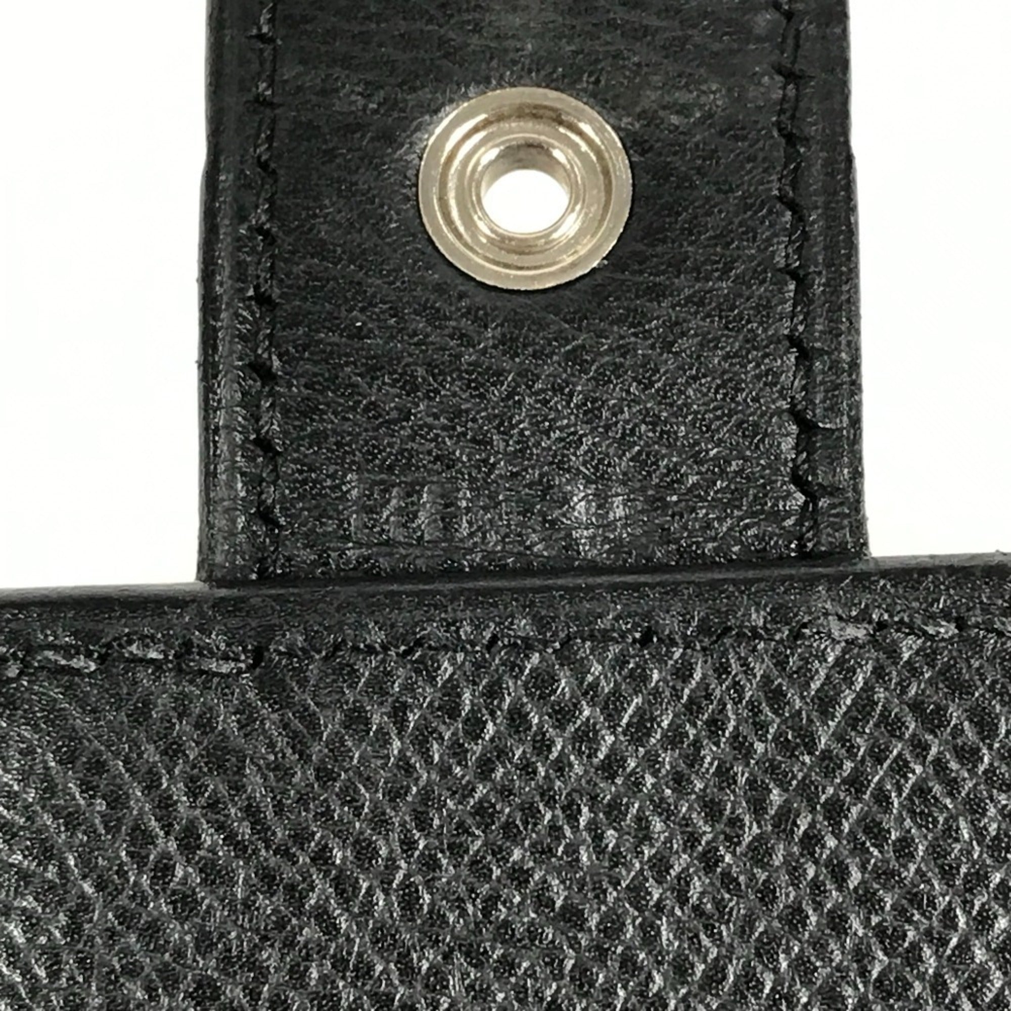 Hermes Black Leather Handbag Tote Bag (Pre-Owned)