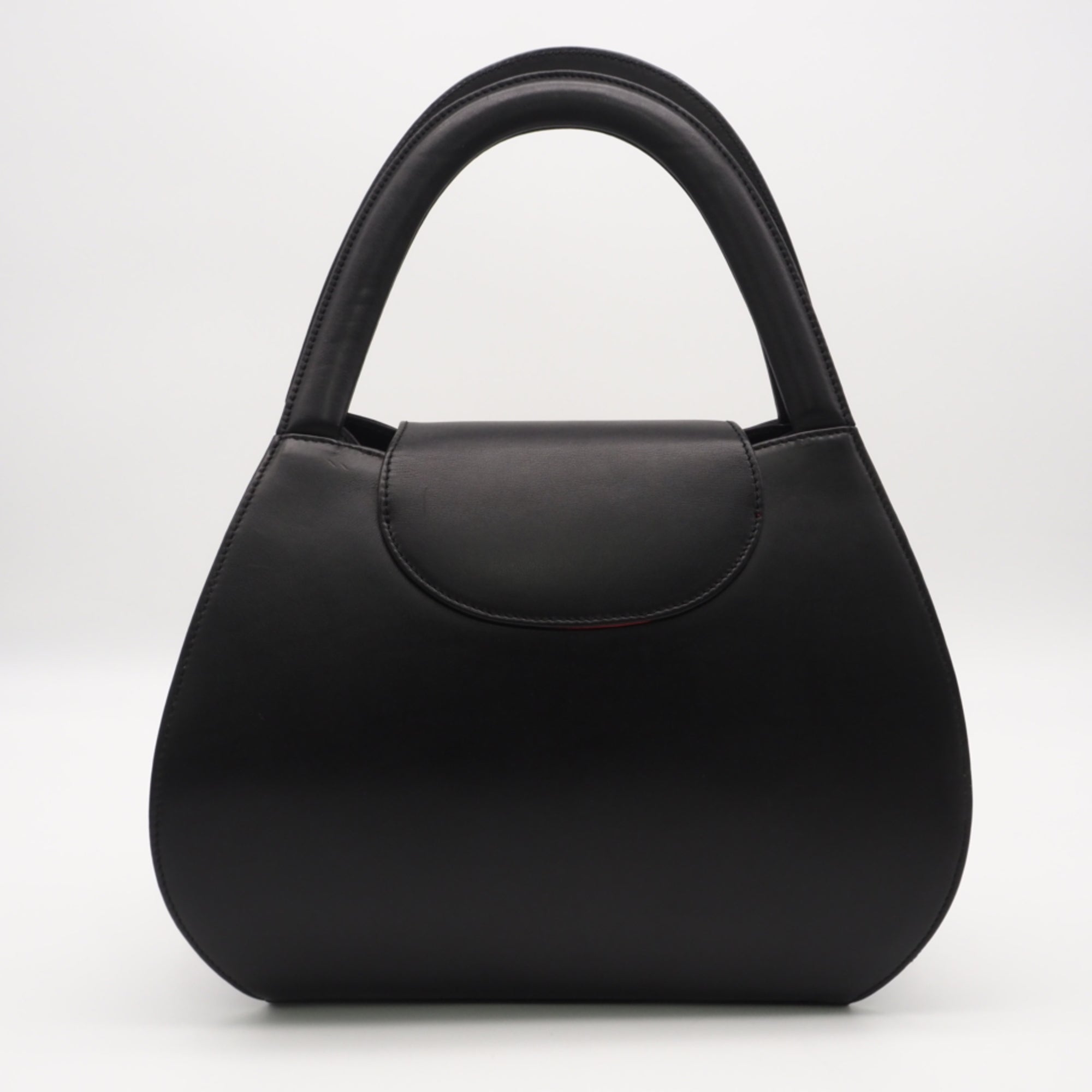 Cartier Panthère Black Leather Handbag (Pre-Owned)