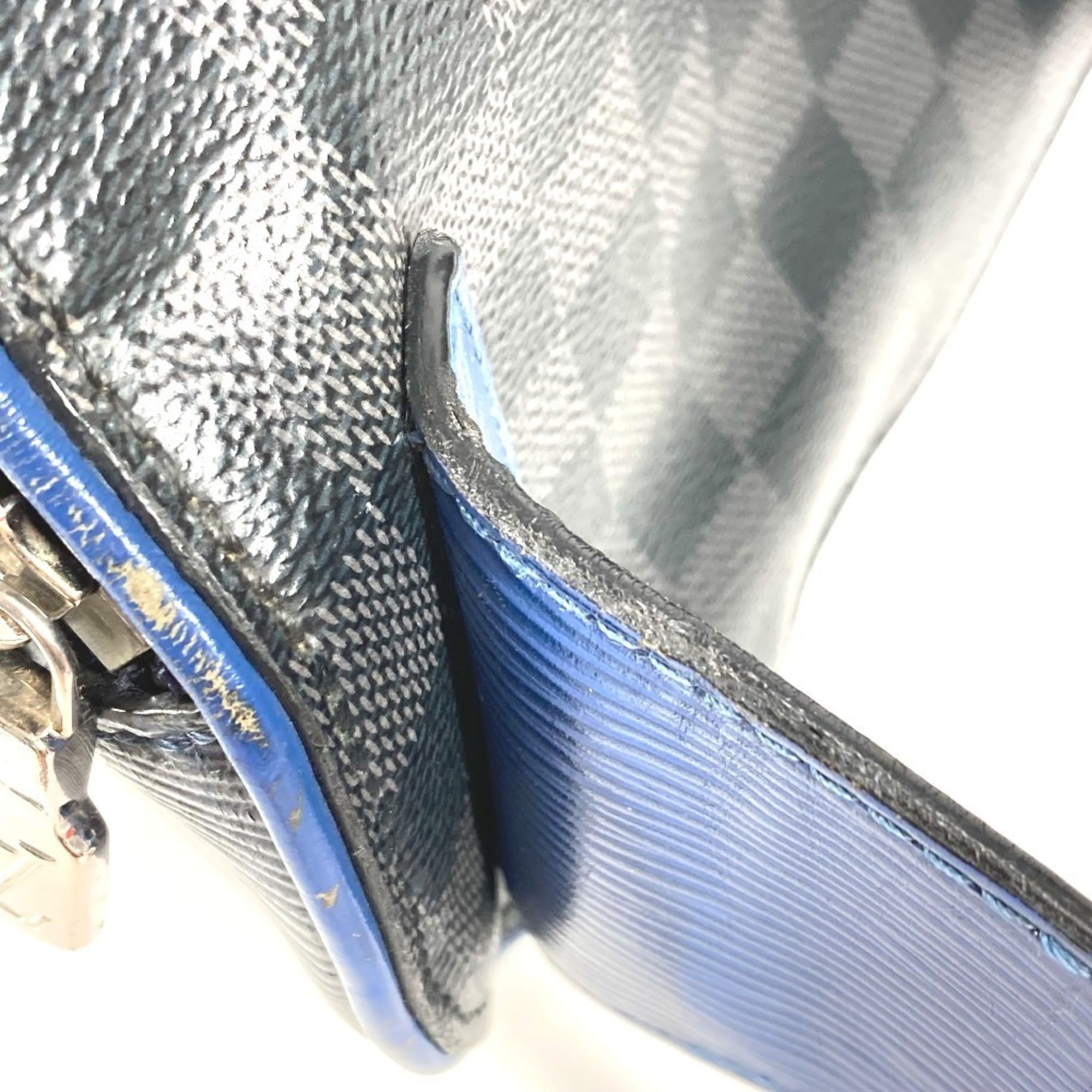 Louis Vuitton Gray Navy Damier Graphite Fanny Pack (Pre-Owned)