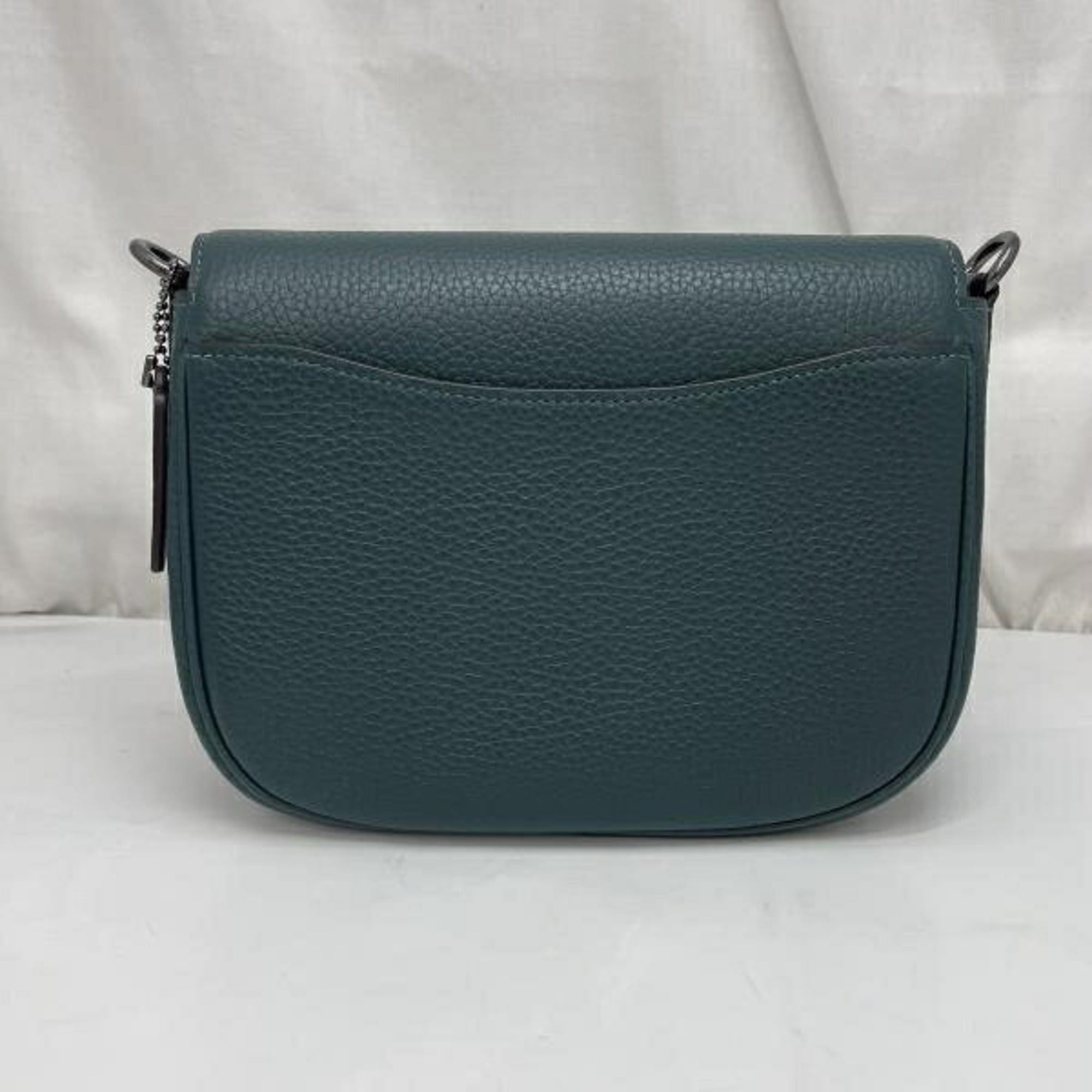 Coach Green Saddle Bag Shoulder Bag (Pre-Owned)