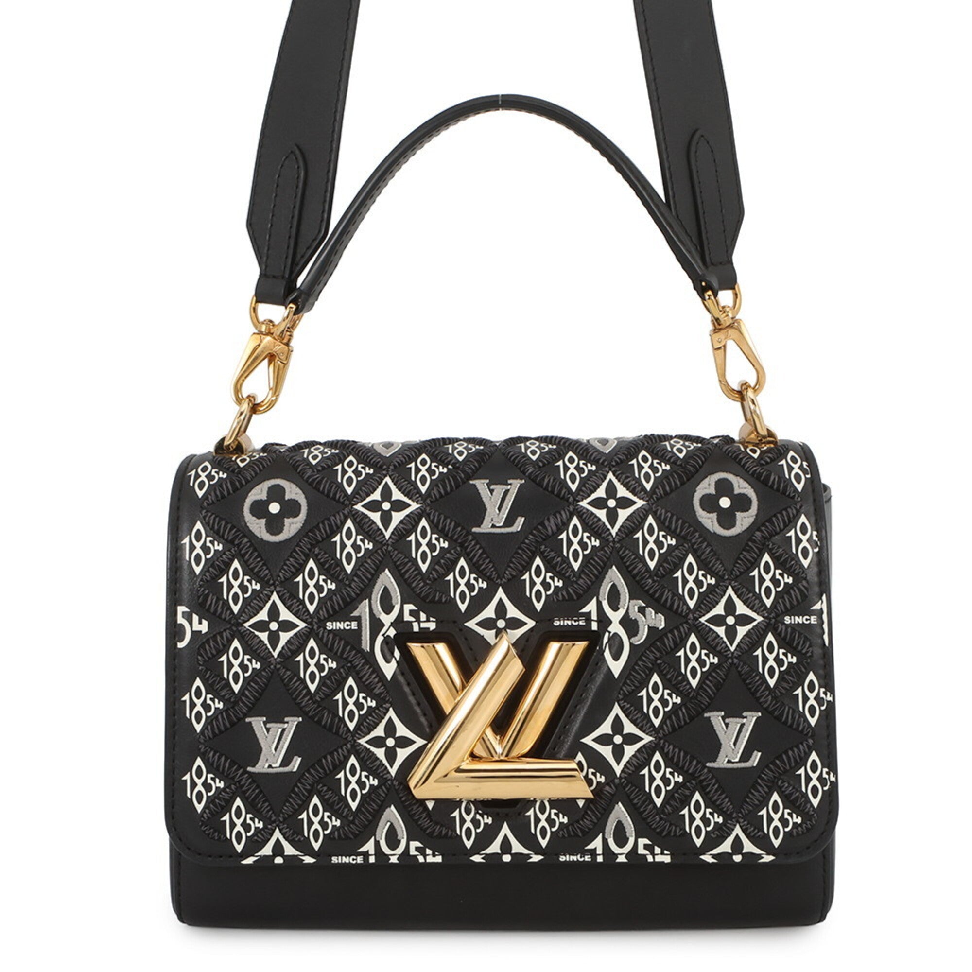 Louis Vuitton Noir Monogram Jacquard Handbag (Pre-Owned)