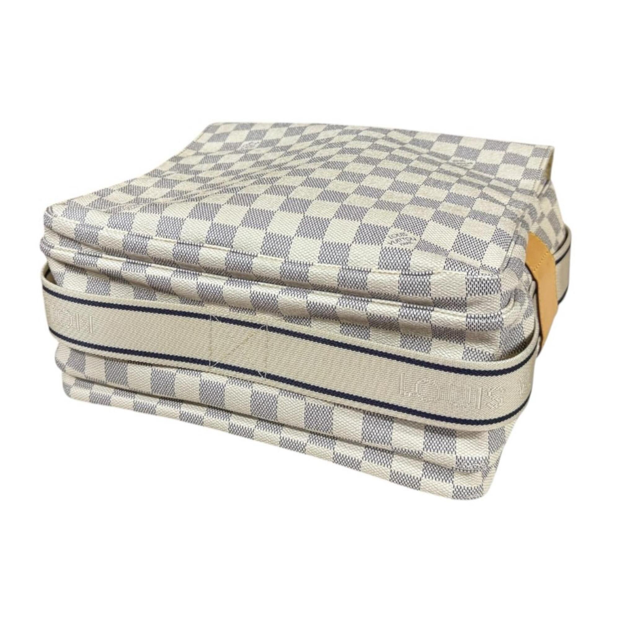 Louis Vuitton Damier Azur White Damier Azur Handbag Shoulder Bag (Pre-Owned)