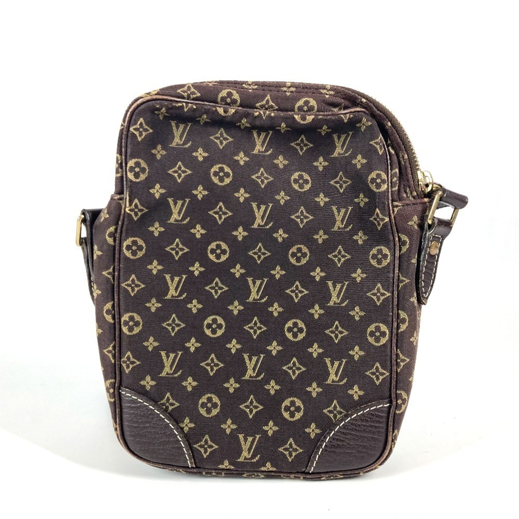 Louis Vuitton Monogram Mini Lin Brown Monogram Mini Lin Pochette Shoulder Bag (Pre-Owned)