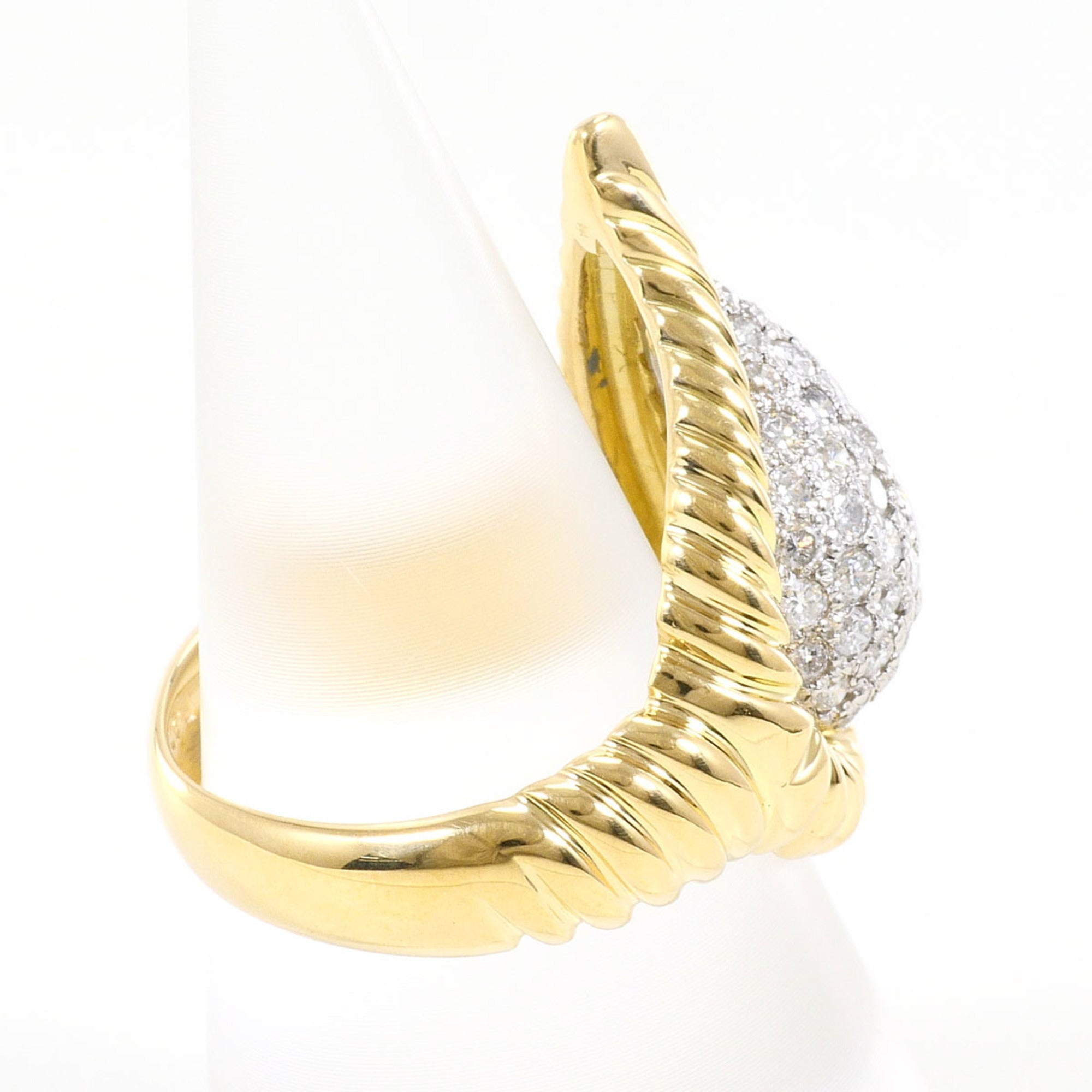 Unbranded Platinum Yellow Gold Yellow Gold (18K) Platinum 900 Band Ring (Pre-Owned)