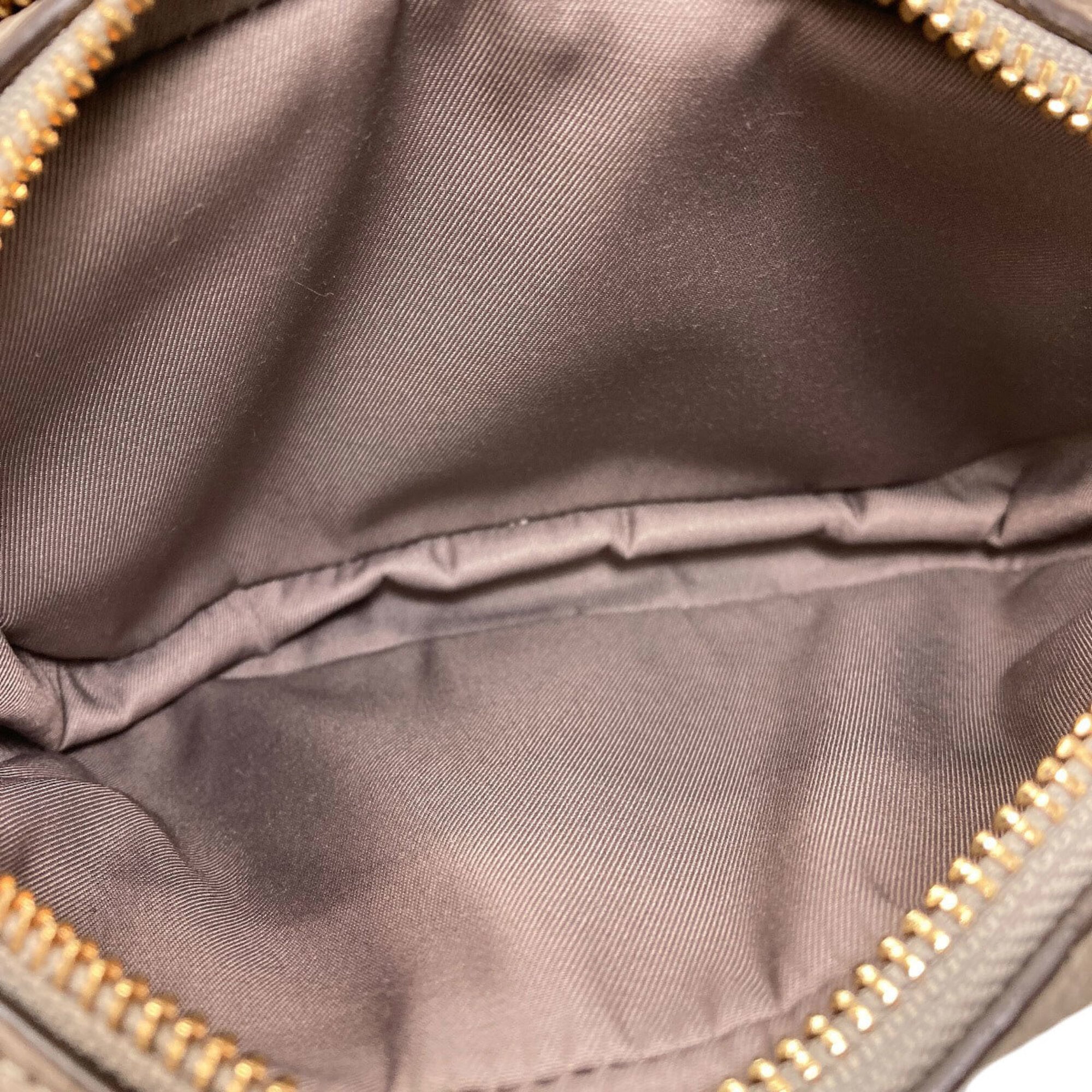 Tory Burch Grayish Leather Shoulder Bag (Pre-Owned)