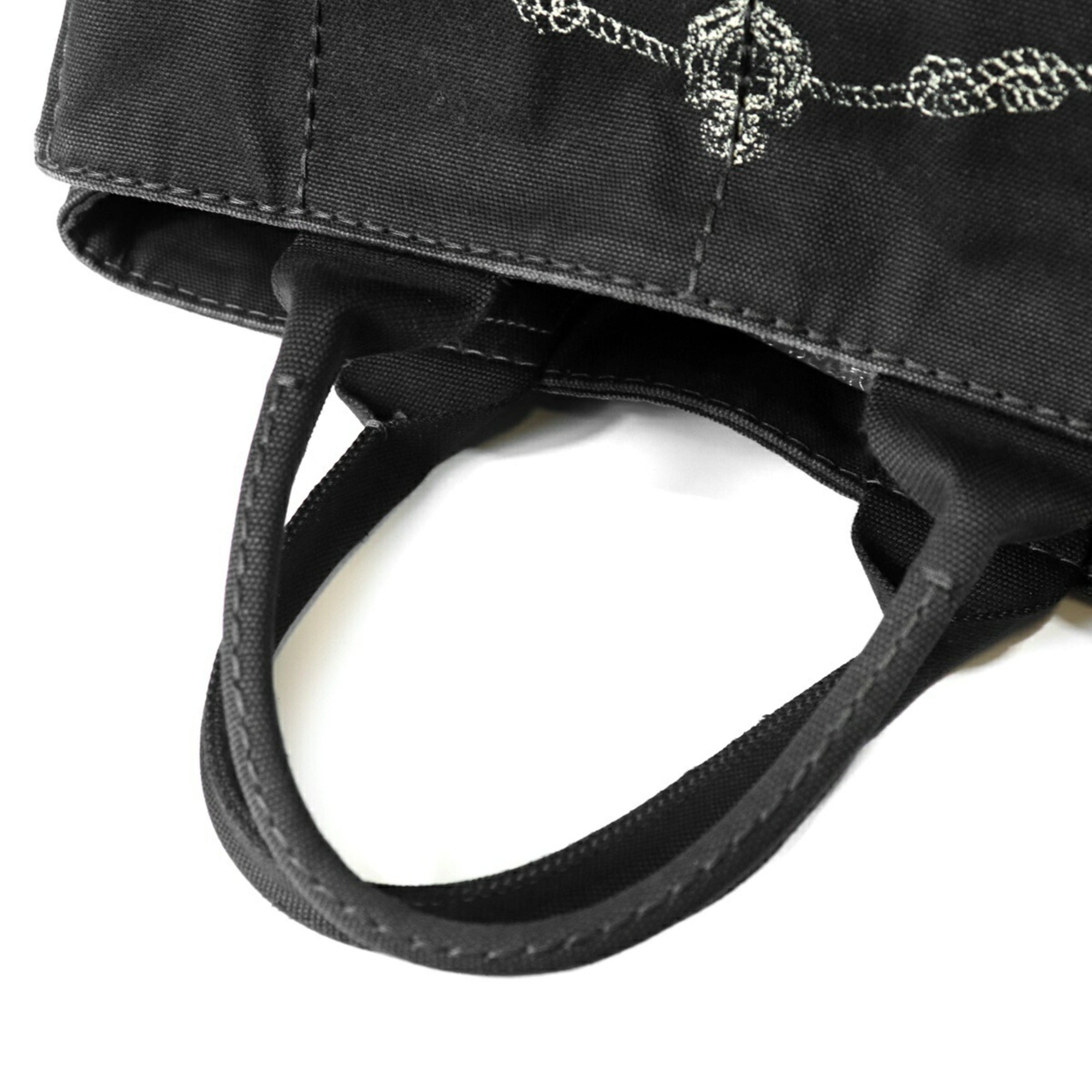 Prada Black Canvas Tote Bag (Pre-Owned)