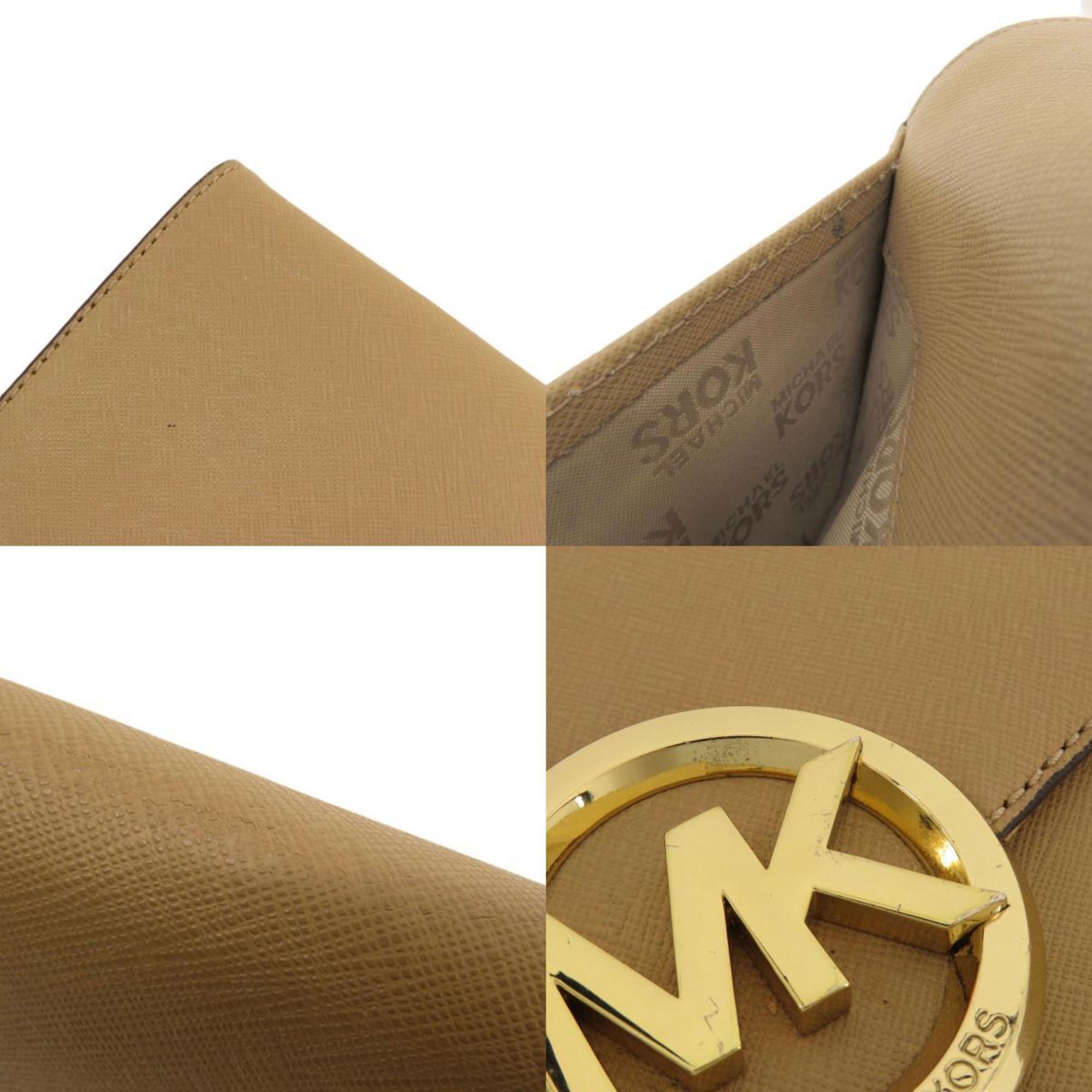 Michael Kors Brown Pvc Chain/Shoulder Wallet (Pre-Owned)