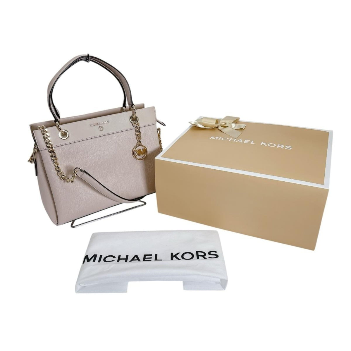 Michael Kors Pink Leather Handbag Shoulder Bag (Pre-Owned)