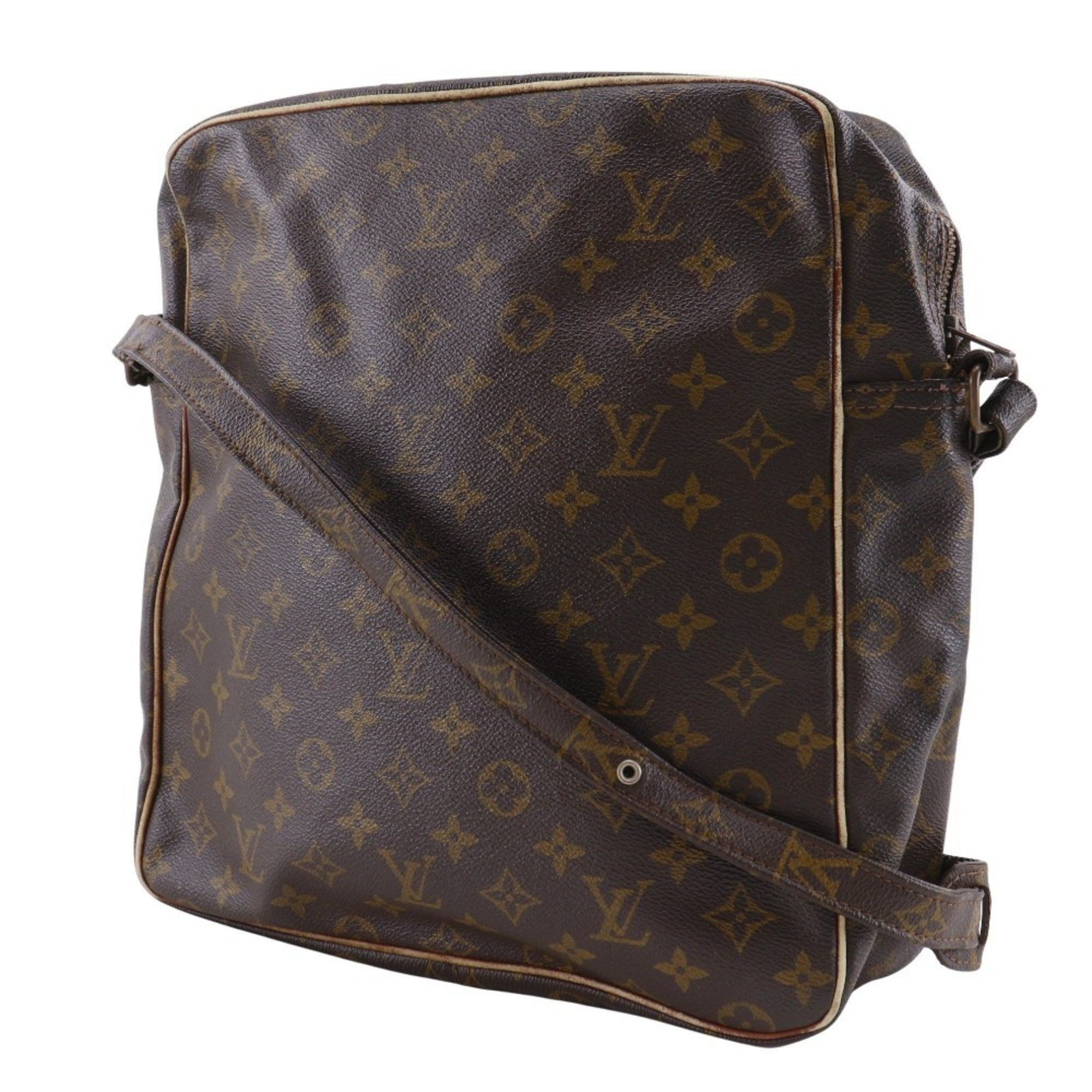 Louis Vuitton Brown Monogram Canvas Shoulder Bag (Pre-Owned)