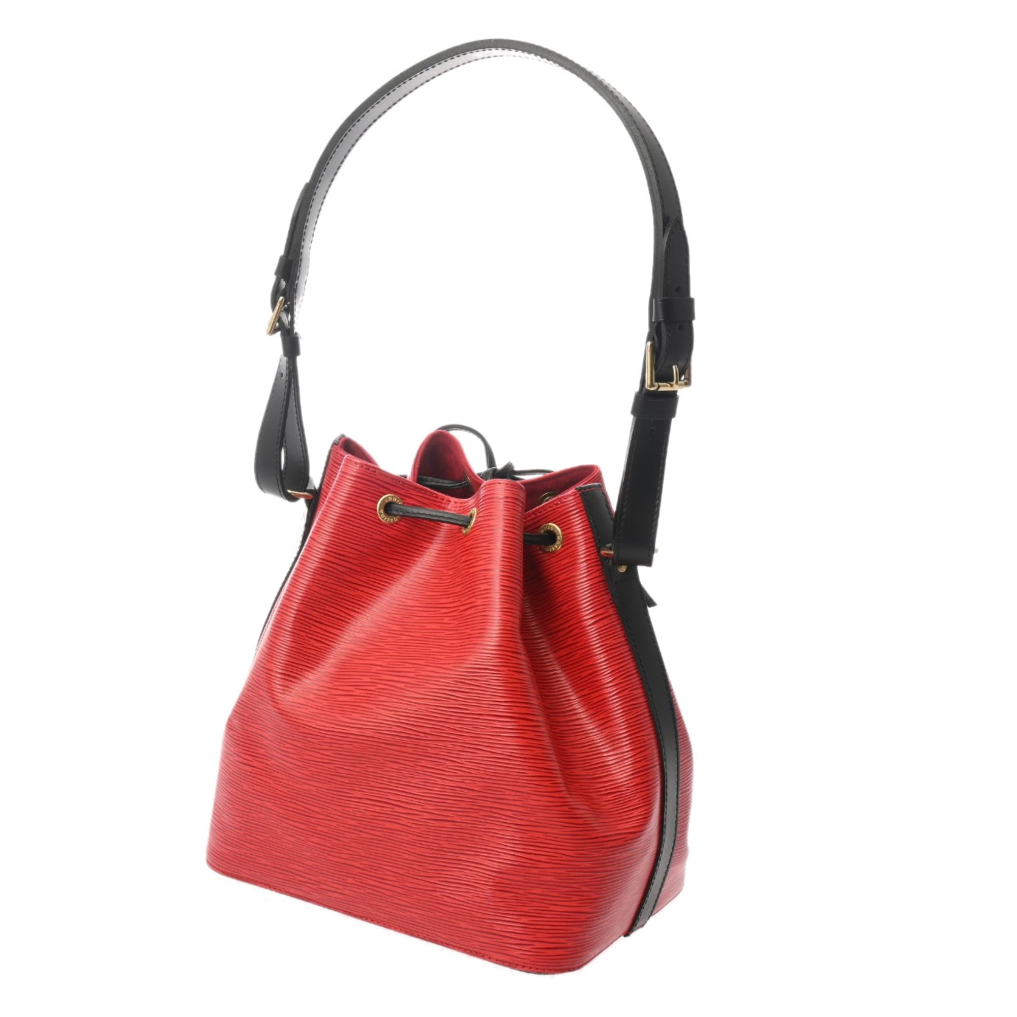 Louis Vuitton Noir Red Color Epi Leather Shoulder Bag (Pre-Owned)