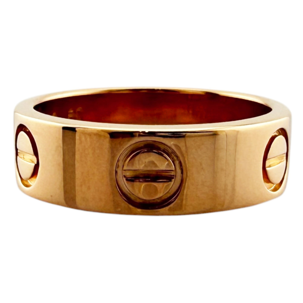 Cartier Pink Gold Pink Gold (18K) Band Ring (Pre-Owned)