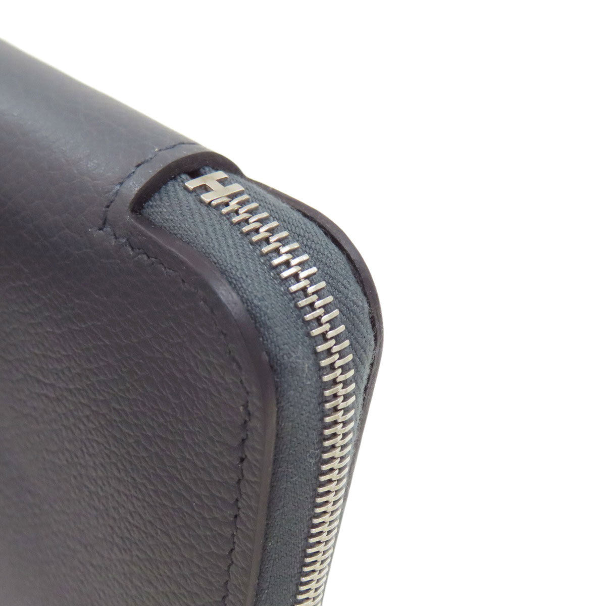 Hermes Gray Epsom Leather Long Wallet (Bi-Fold) (Pre-Owned)
