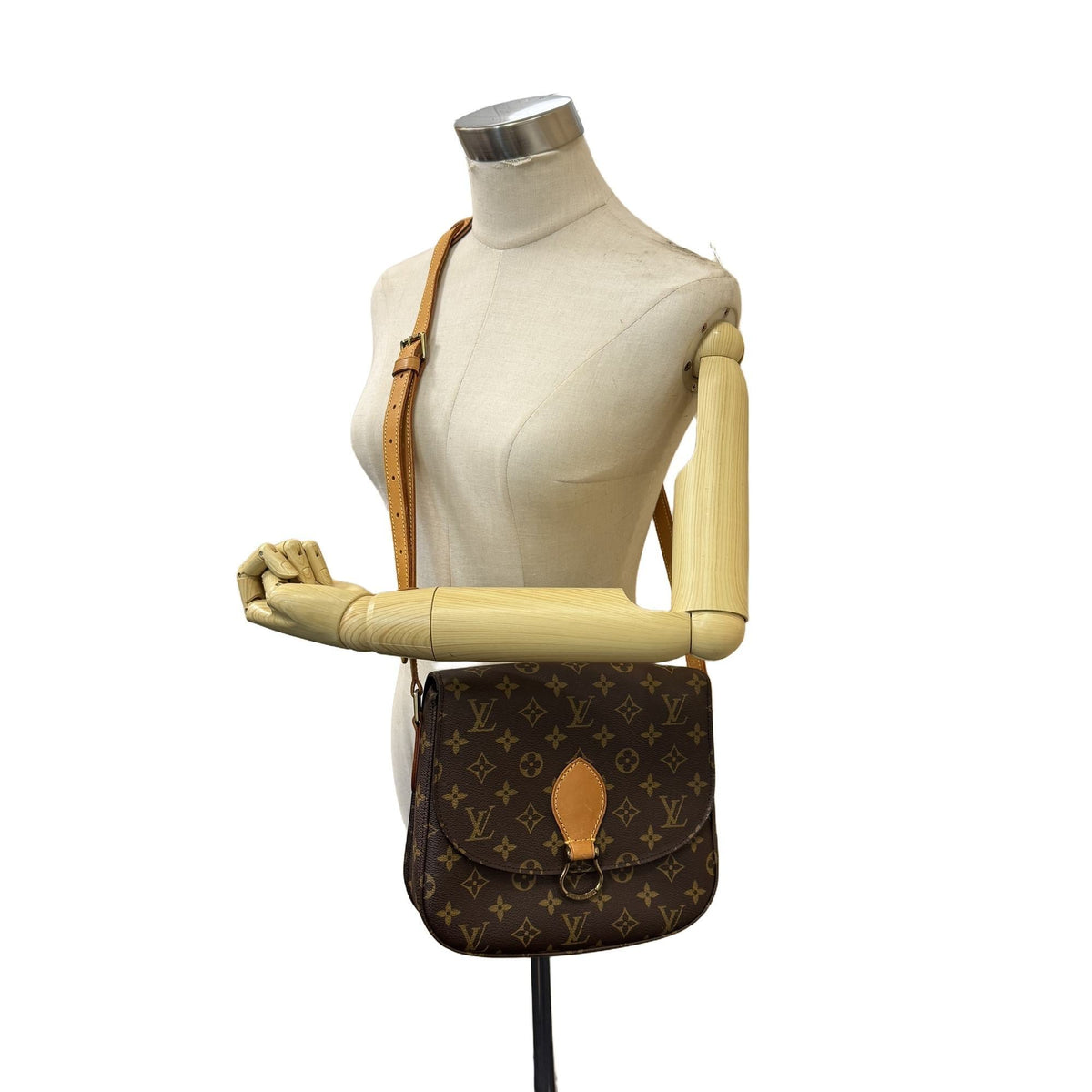 Louis Vuitton Brown Galle Monogram Monogram Crossbody Bag Pochette Shoulder Bag (Pre-Owned)