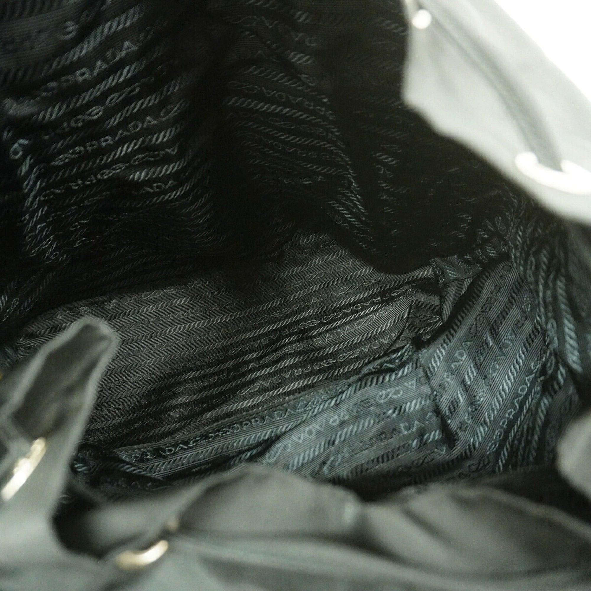 Prada Black Nylon Backpack (Pre-Owned)