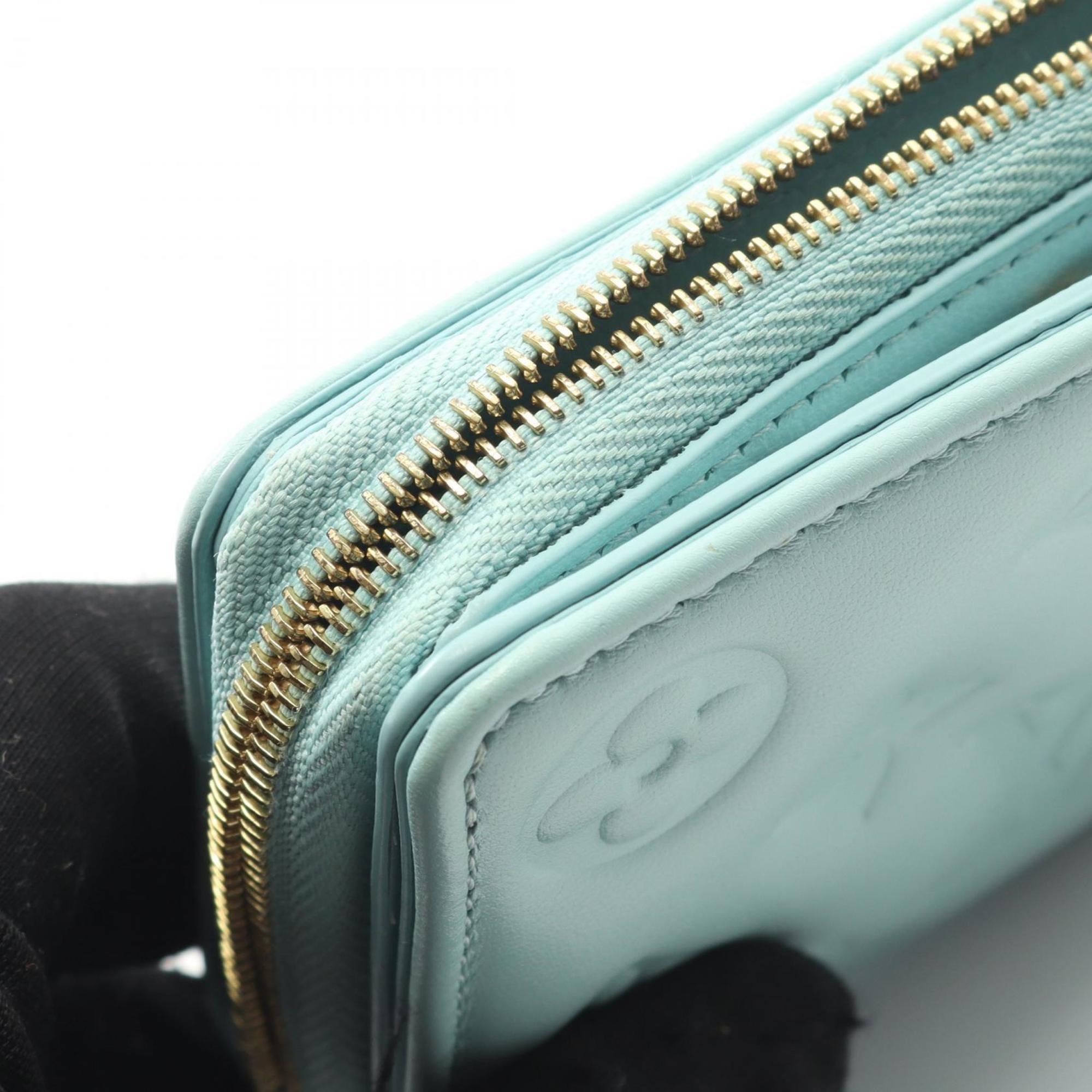 Louis Vuitton Blue Leather Wallet (Bi-Fold) (Pre-Owned)