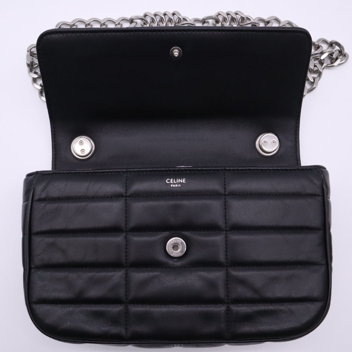 Celine Black Leather Shoulder Bag (Pre-Owned)