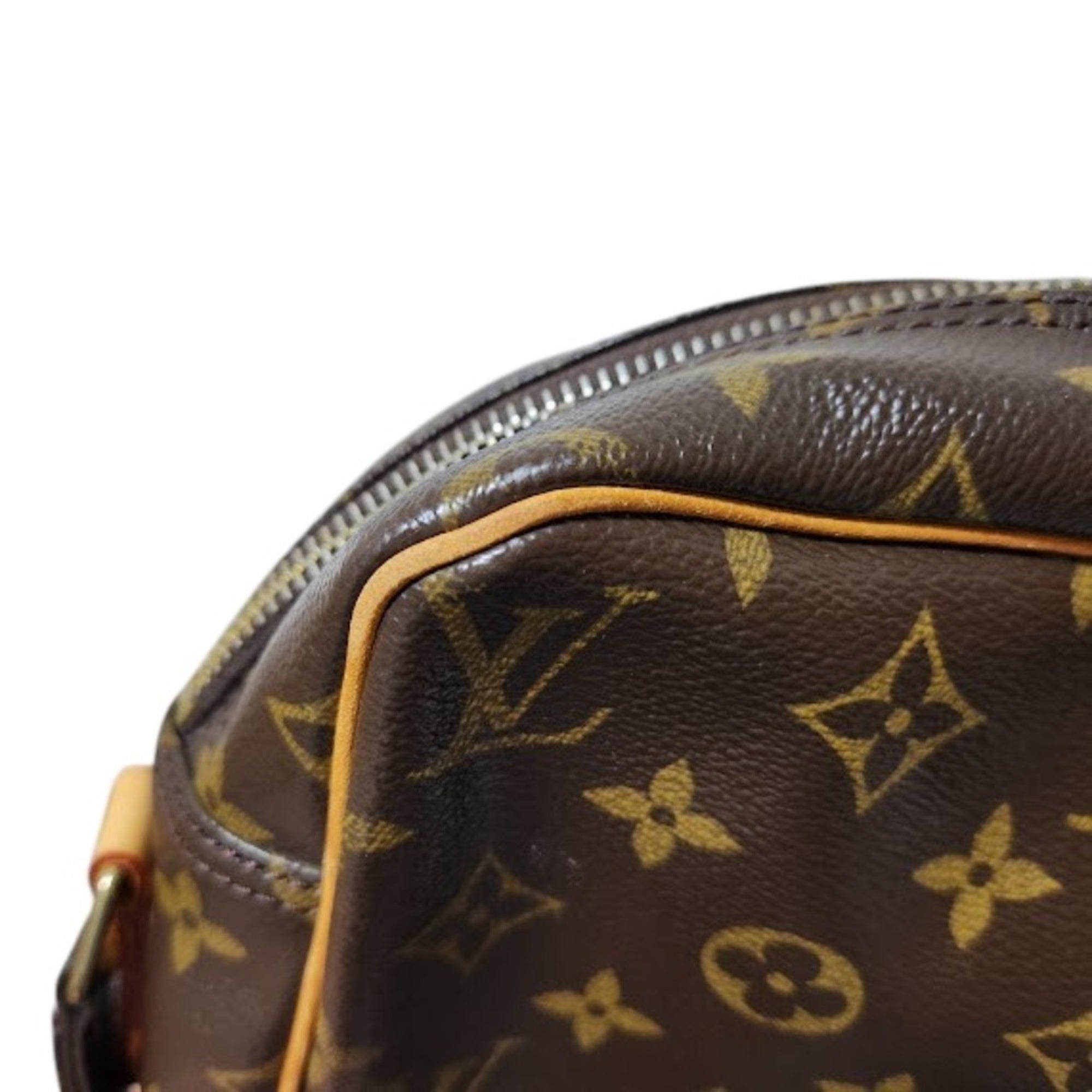Louis Vuitton Brown Monogram Canvas Shoulder Bag (Pre-Owned)
